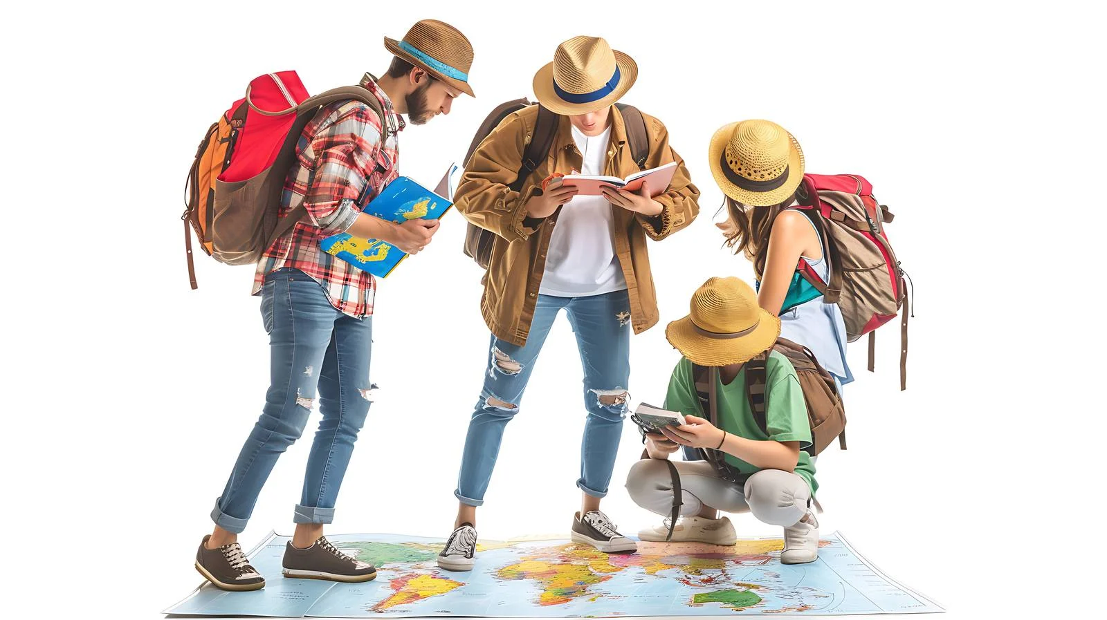 Travel Preparation Scene — free download from Dotvec