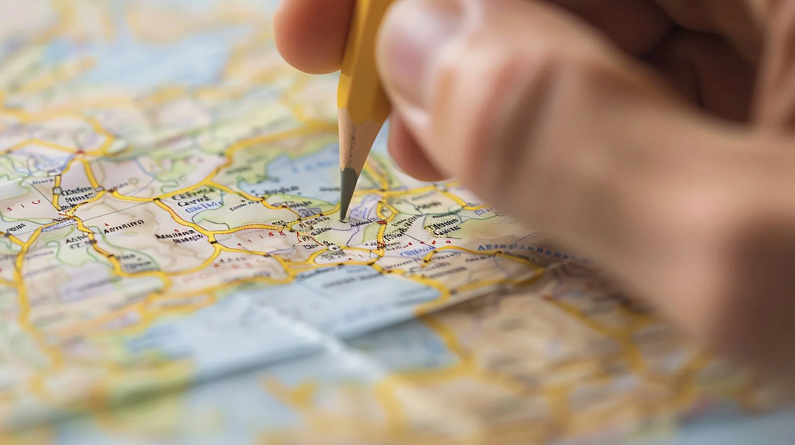 Travel Planning with Map and Pencil — free download from Dotvec