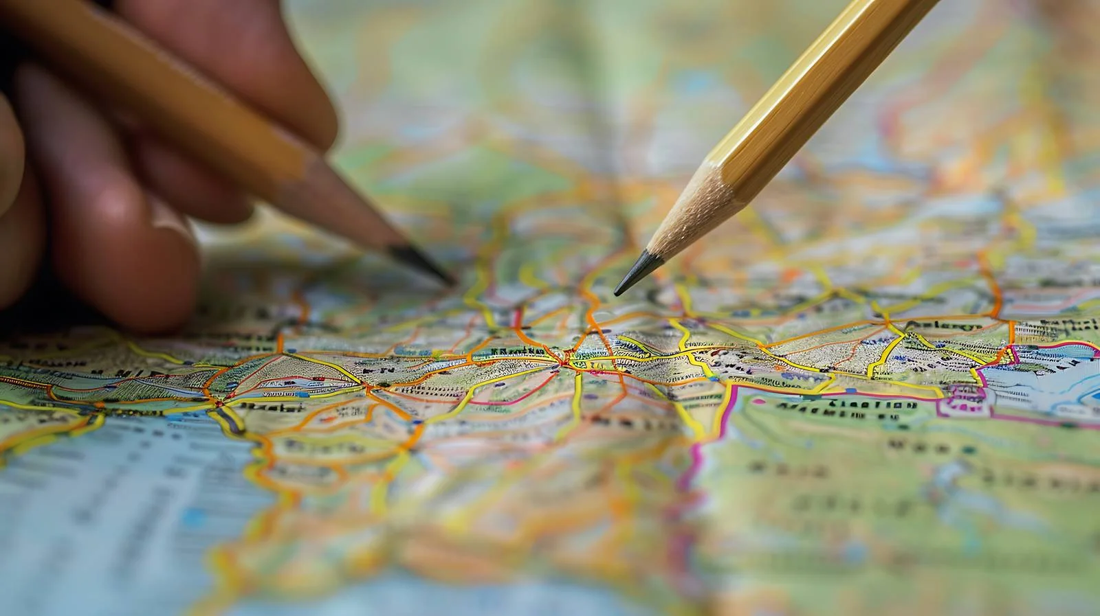 Travel Planning with Map and Pencil — free download from Dotvec