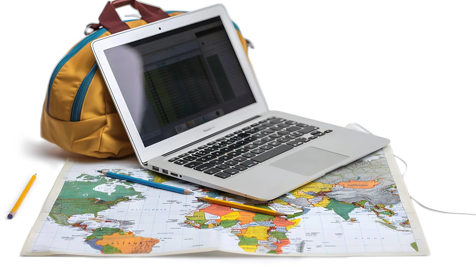 Travel Planning with Map and Pencil — free download from Dotvec