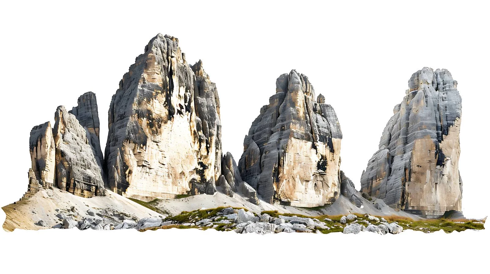 Panoramic View of Tre Cime di Lavaredo — free download from Dotvec