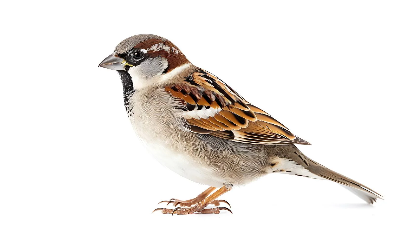 Elegant Tree Sparrow Bird on White Background — free download from Dotvec