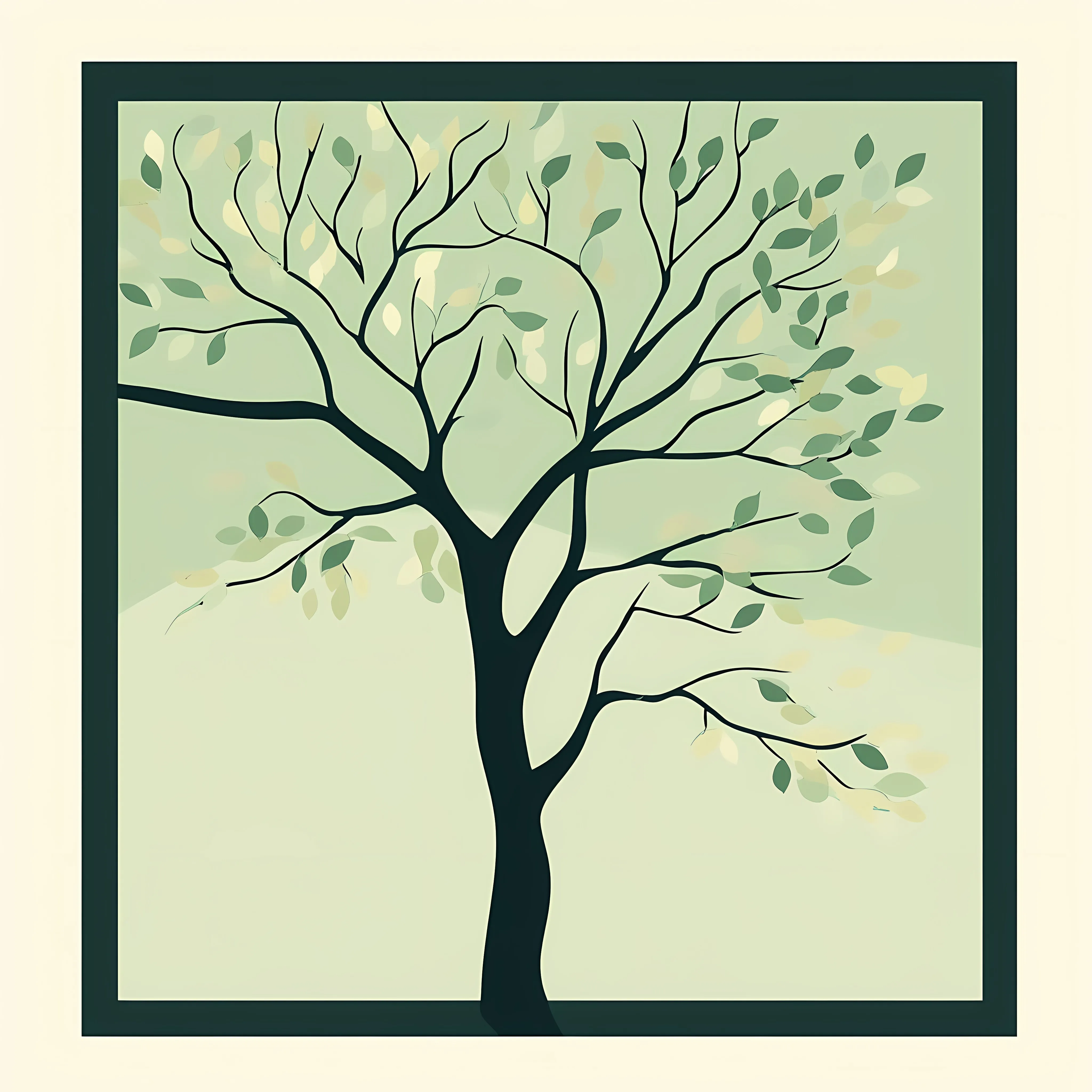 Stylish Tree Vector Illustration for Design Projects — free download from Dotvec