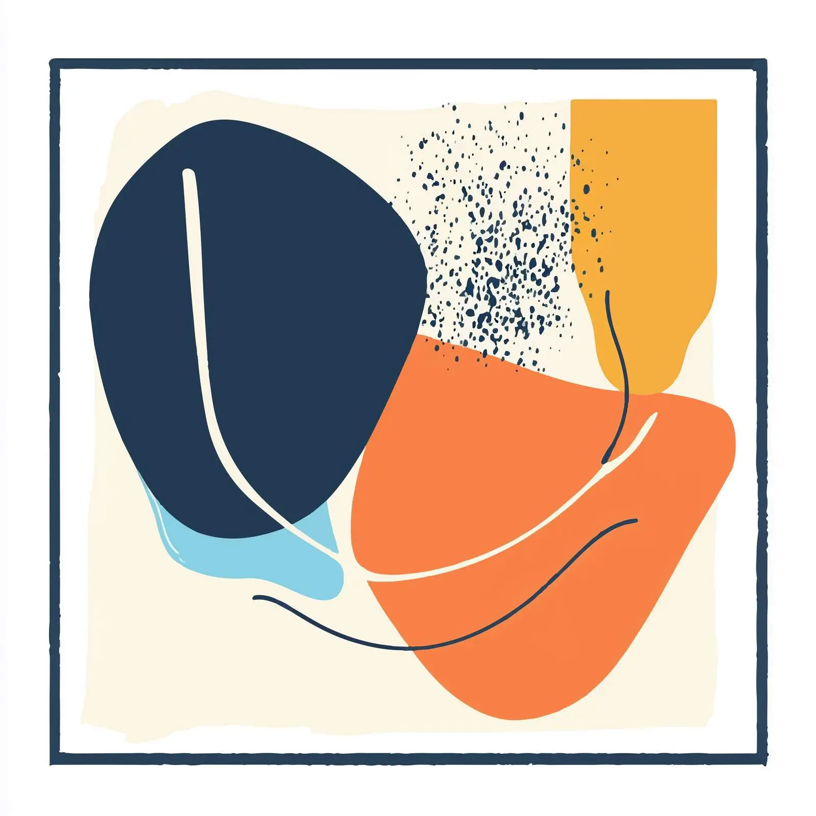 Trendy Abstract Doodle Decorative Vector Element — free download from Dotvec