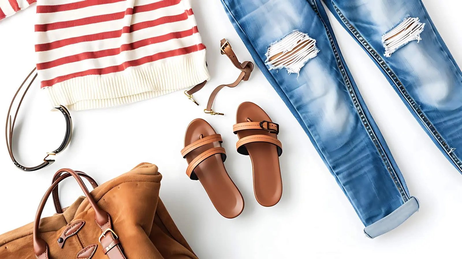 Trendy Fashion Collage with Women's Clothing — free download from Dotvec