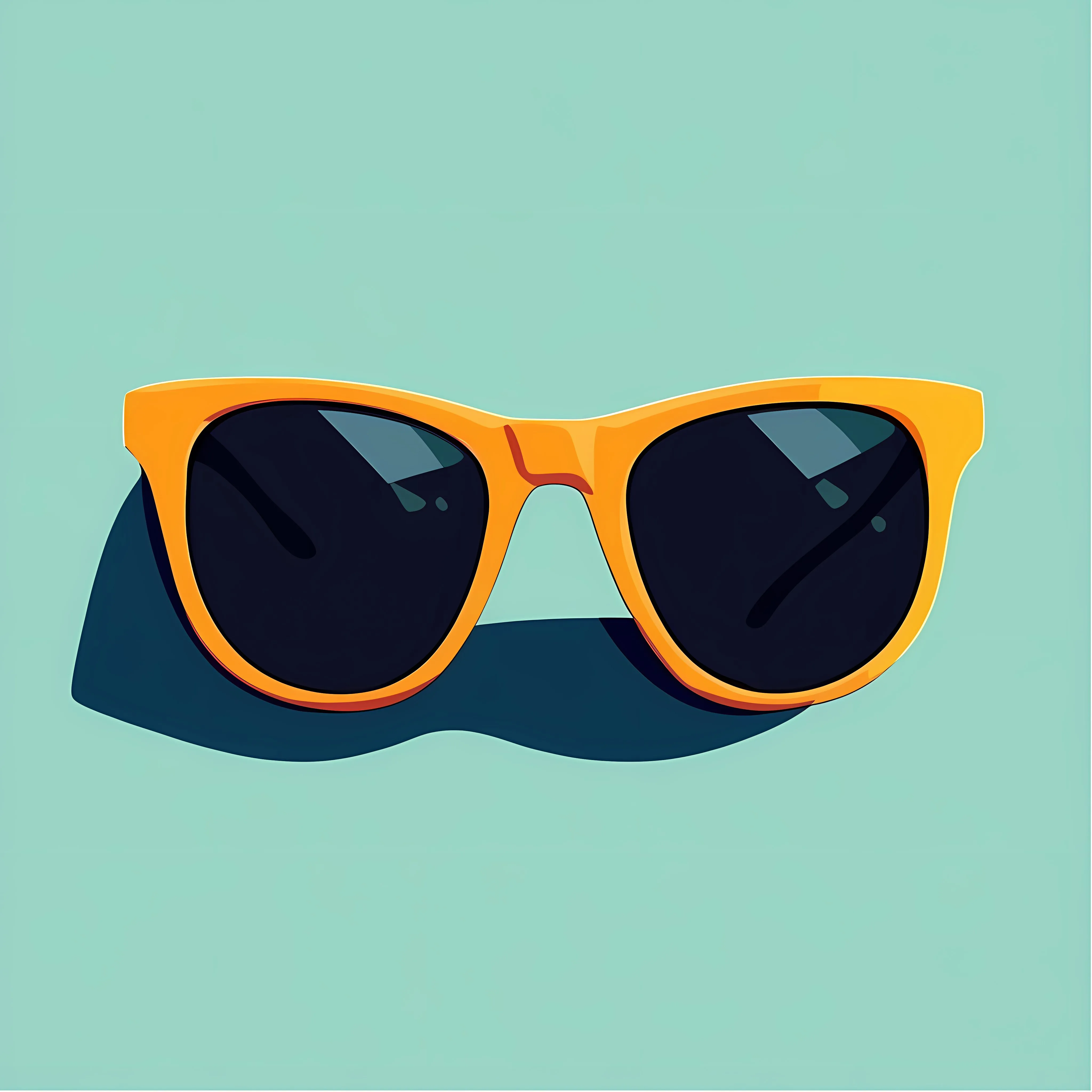 Trendy Colored Sunglasses Flat Vector Illustration — free download from Dotvec