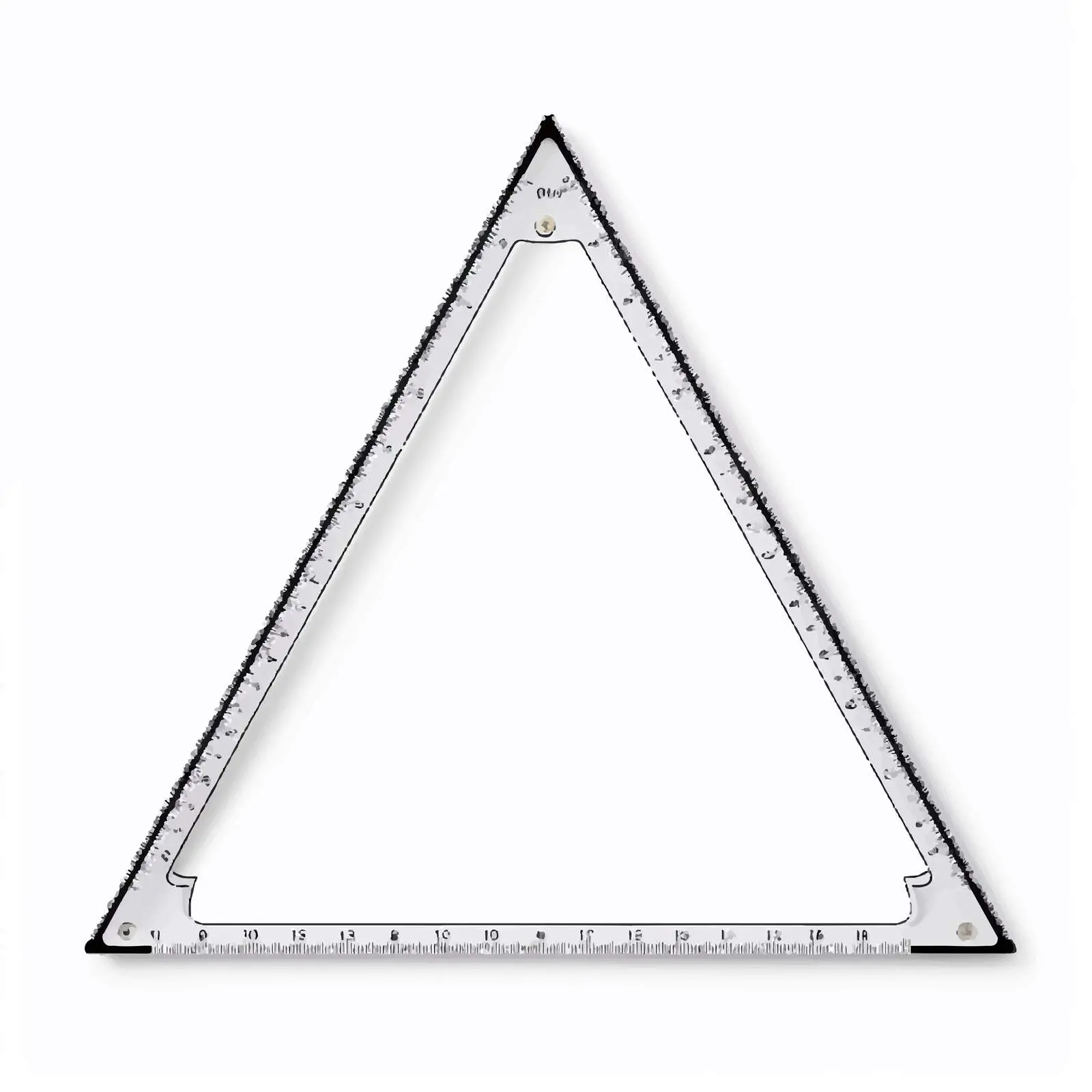Triangle Ruler Outline Vector Illustration — free download from Dotvec