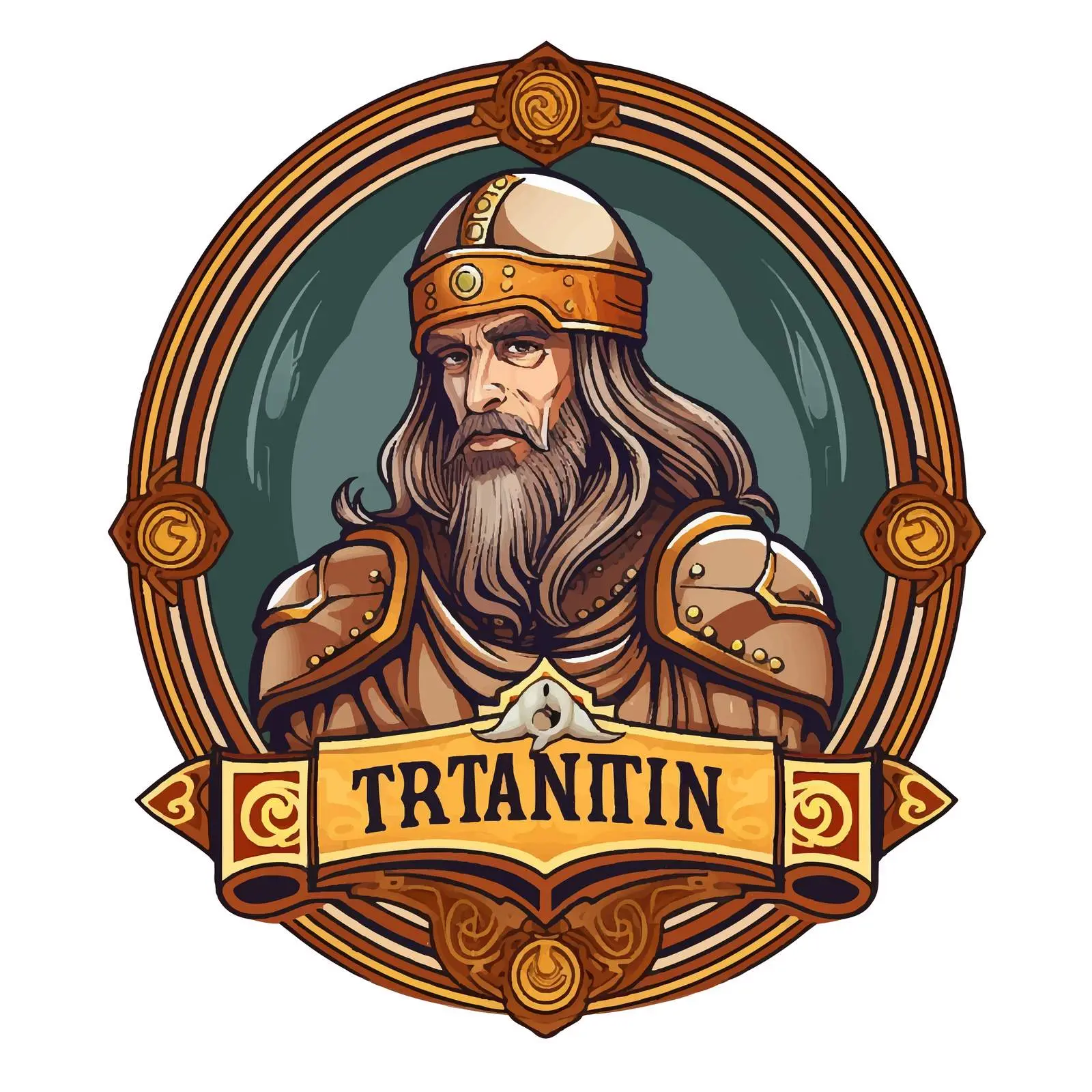 Byzantine Style Trinitian Illustration on White Background — free download from Dotvec