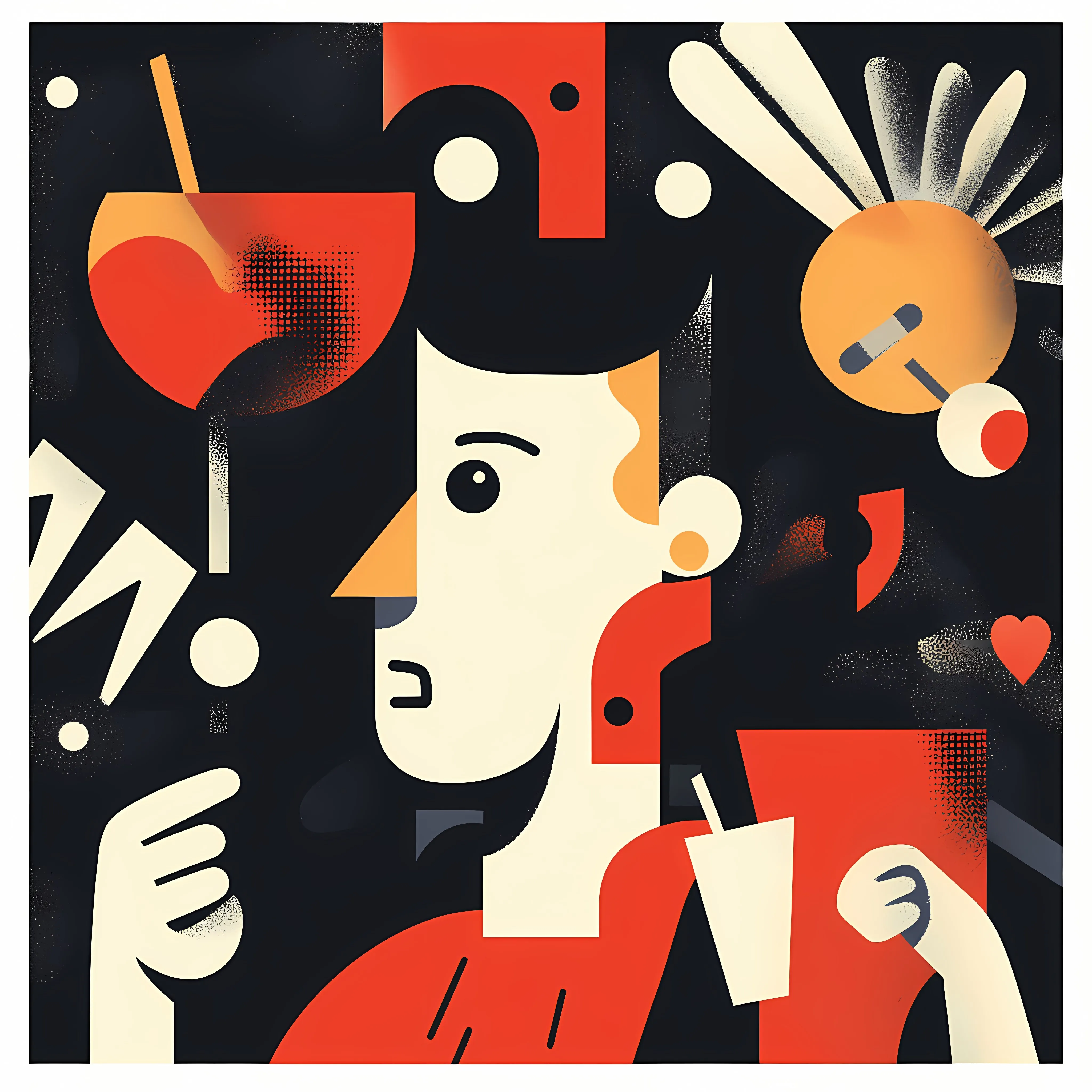 Fun Trivia Night Flat Vector Illustration — free download from Dotvec