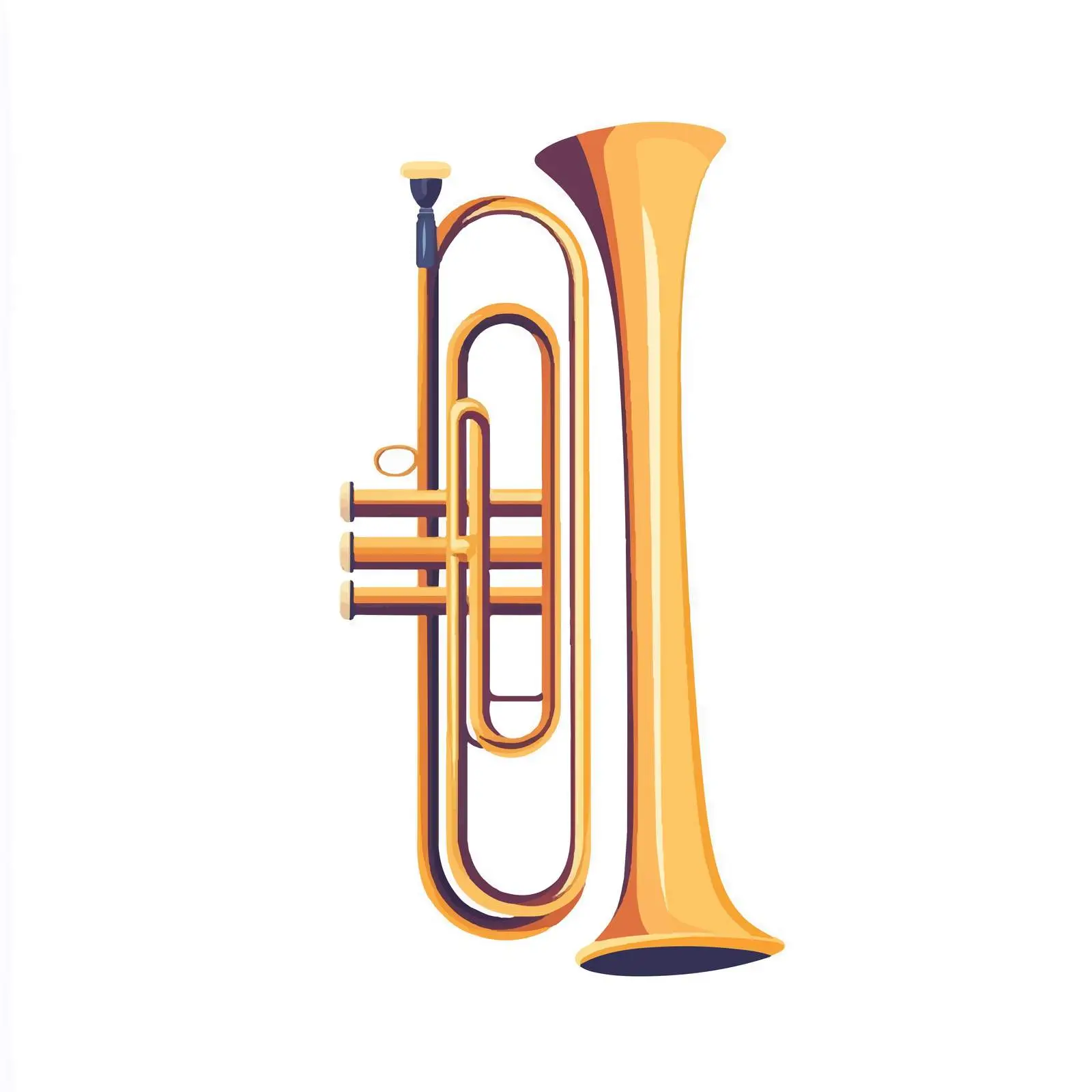 Isolated Trombone Vector Icon for Design — free download from Dotvec