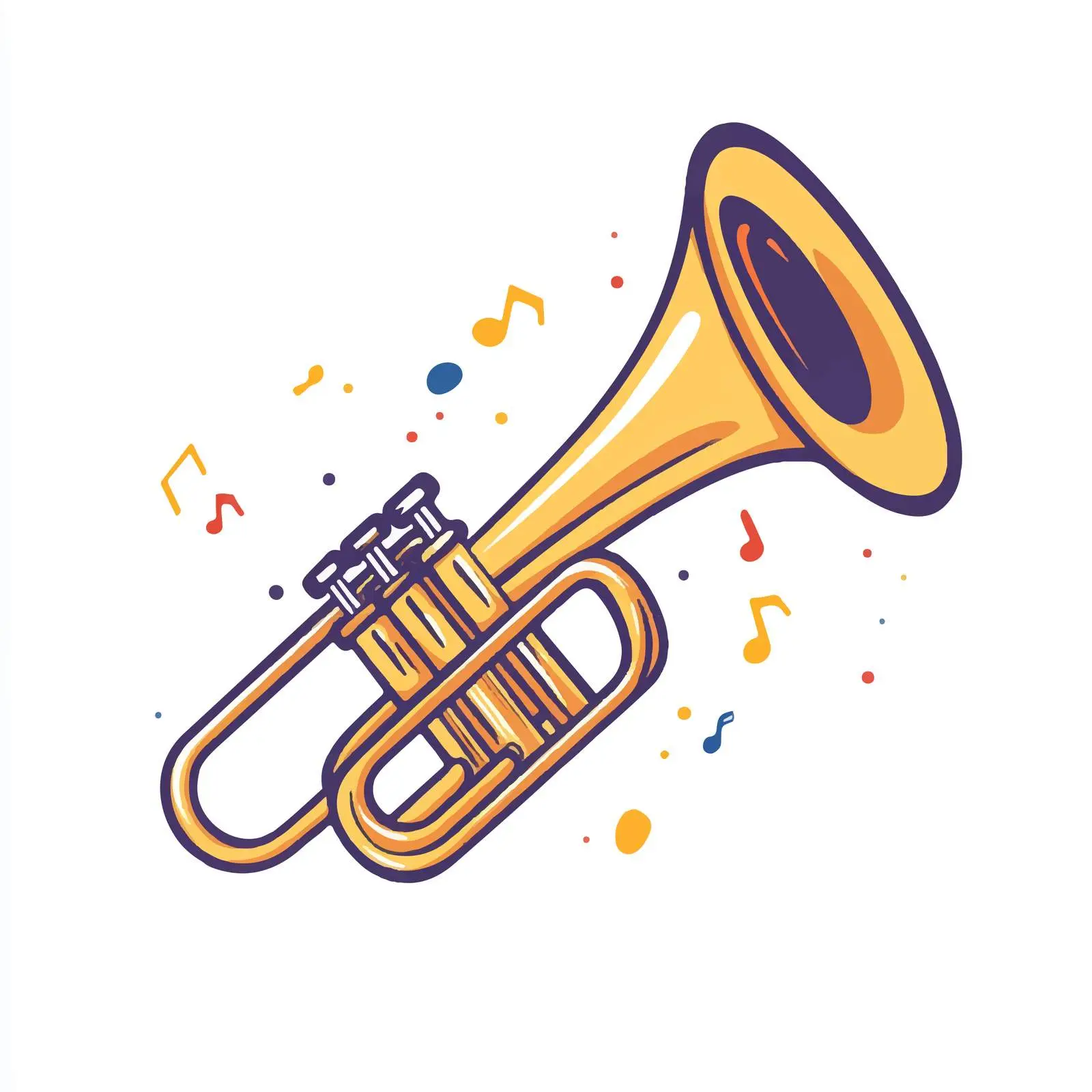 Isolated Trombone Icon Vector Illustration — free download from Dotvec
