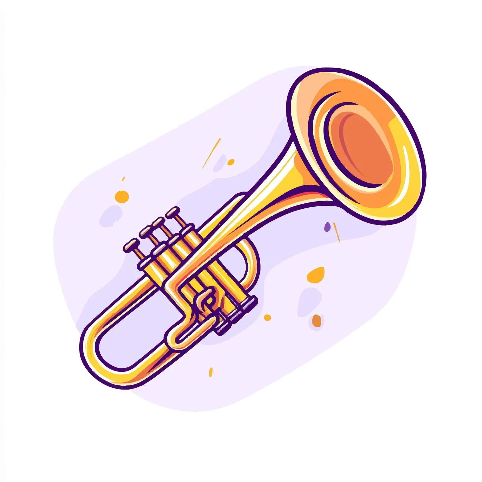 Trombone Musical Instrument Vector Icon — free download from Dotvec