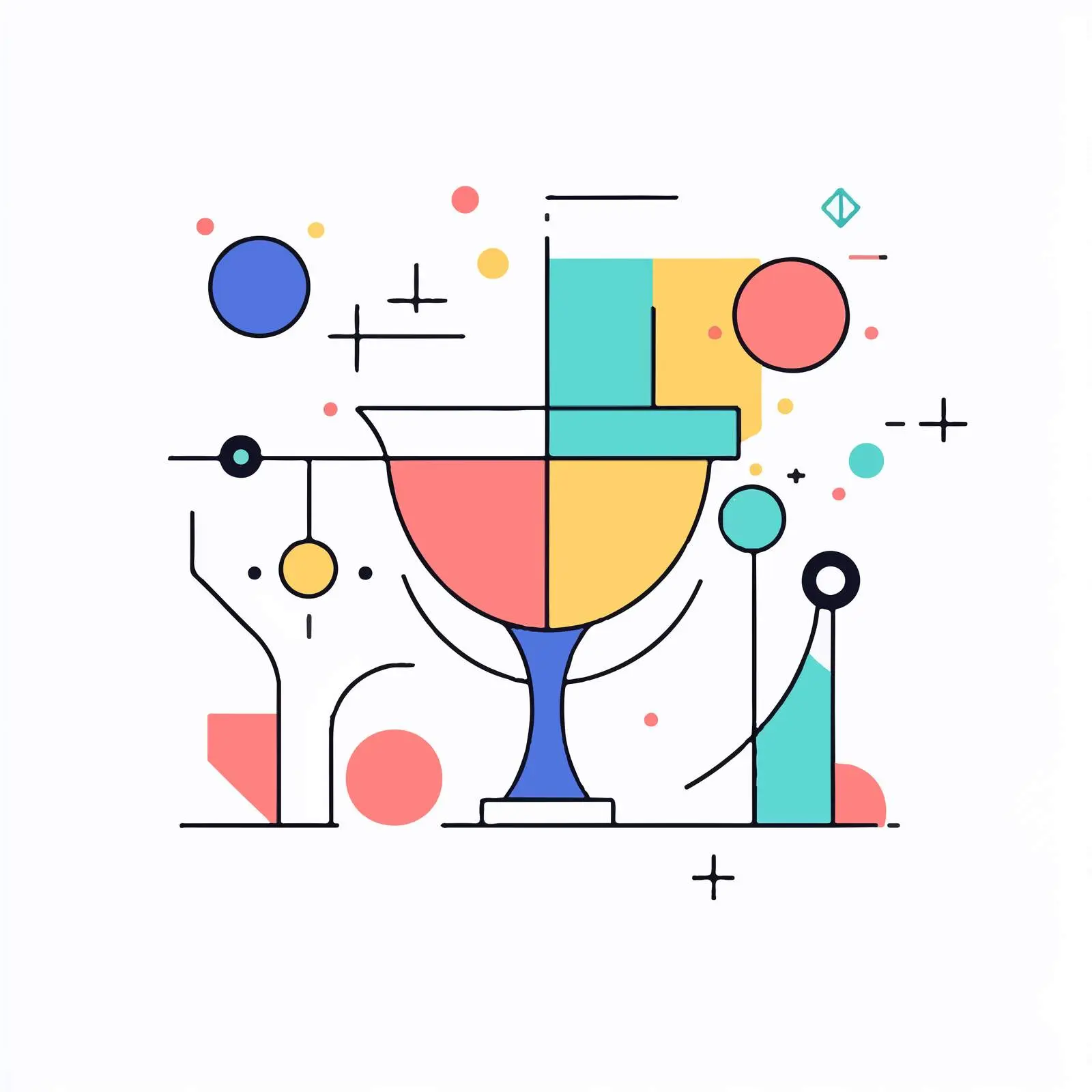 Trophy Cup Winner Award Achievement Graphic — free download from Dotvec