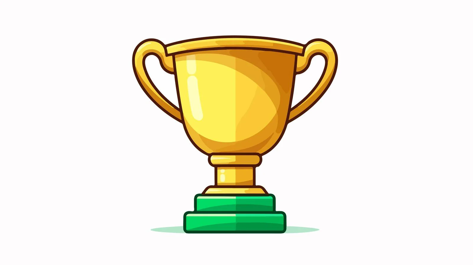 Trophy Cup Symbol Icon Vector Cartoon — free download from Dotvec