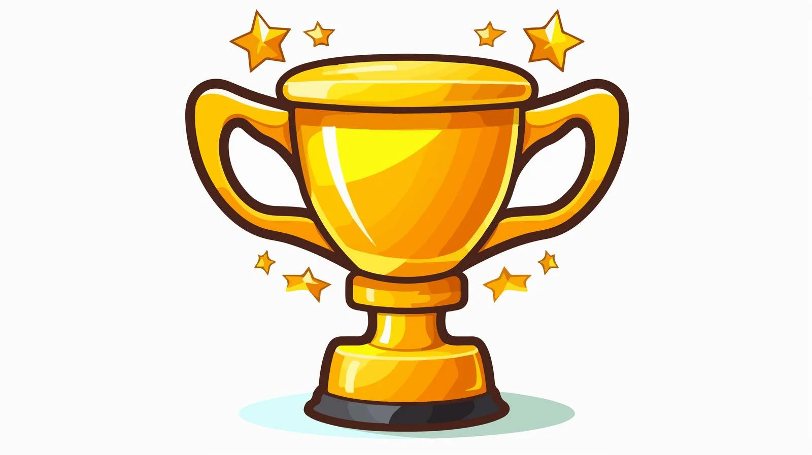 Trophy Cup Icon Symbol Vector Cartoon — free download from Dotvec