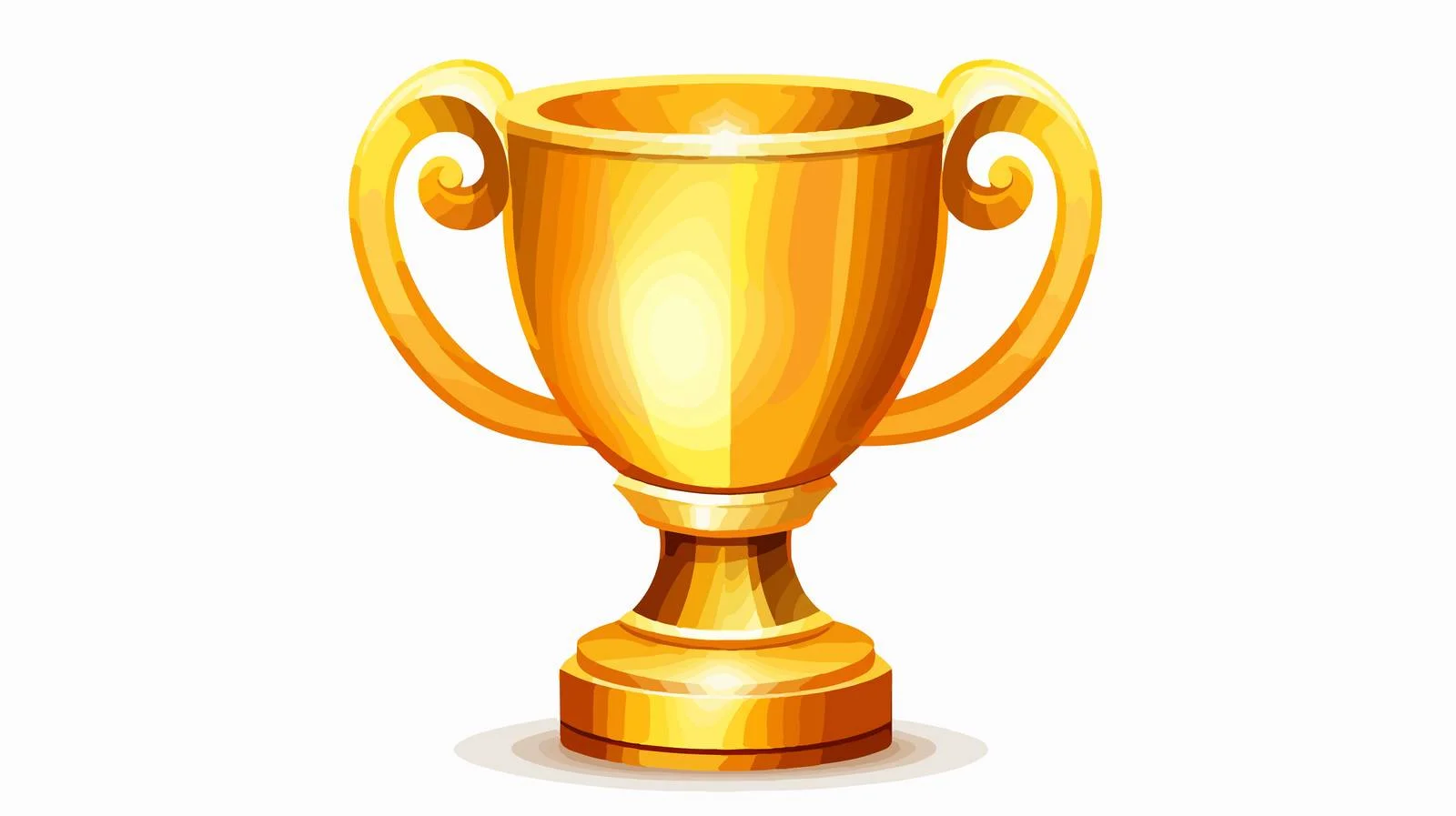 Trophy Cup Icon Symbol Vector Cartoon — free download from Dotvec