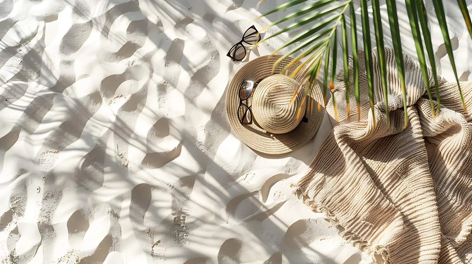 Tropical Beach with White Sand and Blue Sea — free download from Dotvec