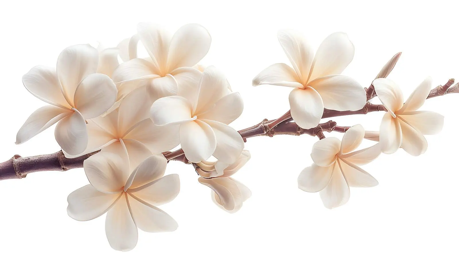Stunning Pale Beige Tropical Flowers in Bloom – free soft petals image from Dotvec