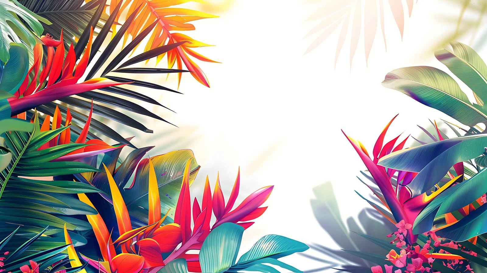 Vibrant Tropical Background — free download from Dotvec
