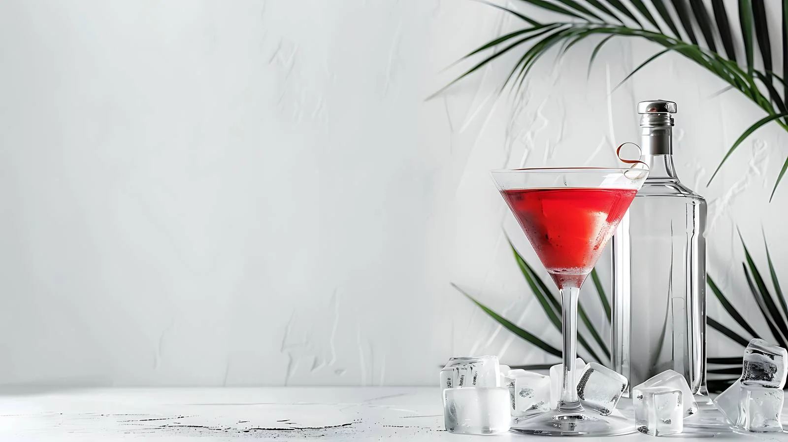 Exotic Martini Cocktail with Ice Cubes — free download from Dotvec