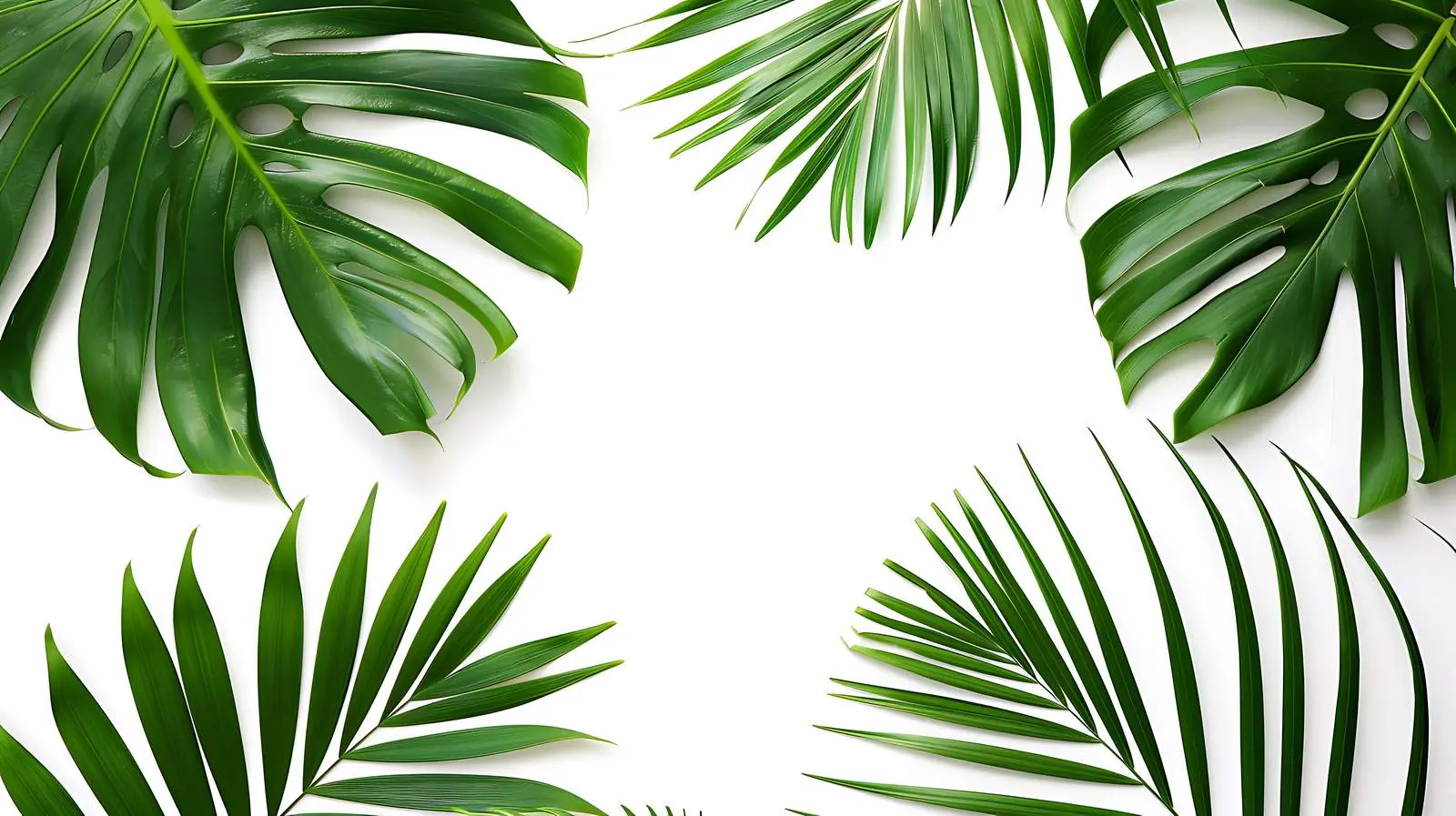 Tropical Palm Leaves on Pastel Pink Background — free download from Dotvec