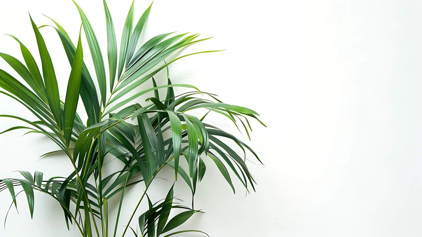 Exotic Palm Tree on White Background — free download from Dotvec