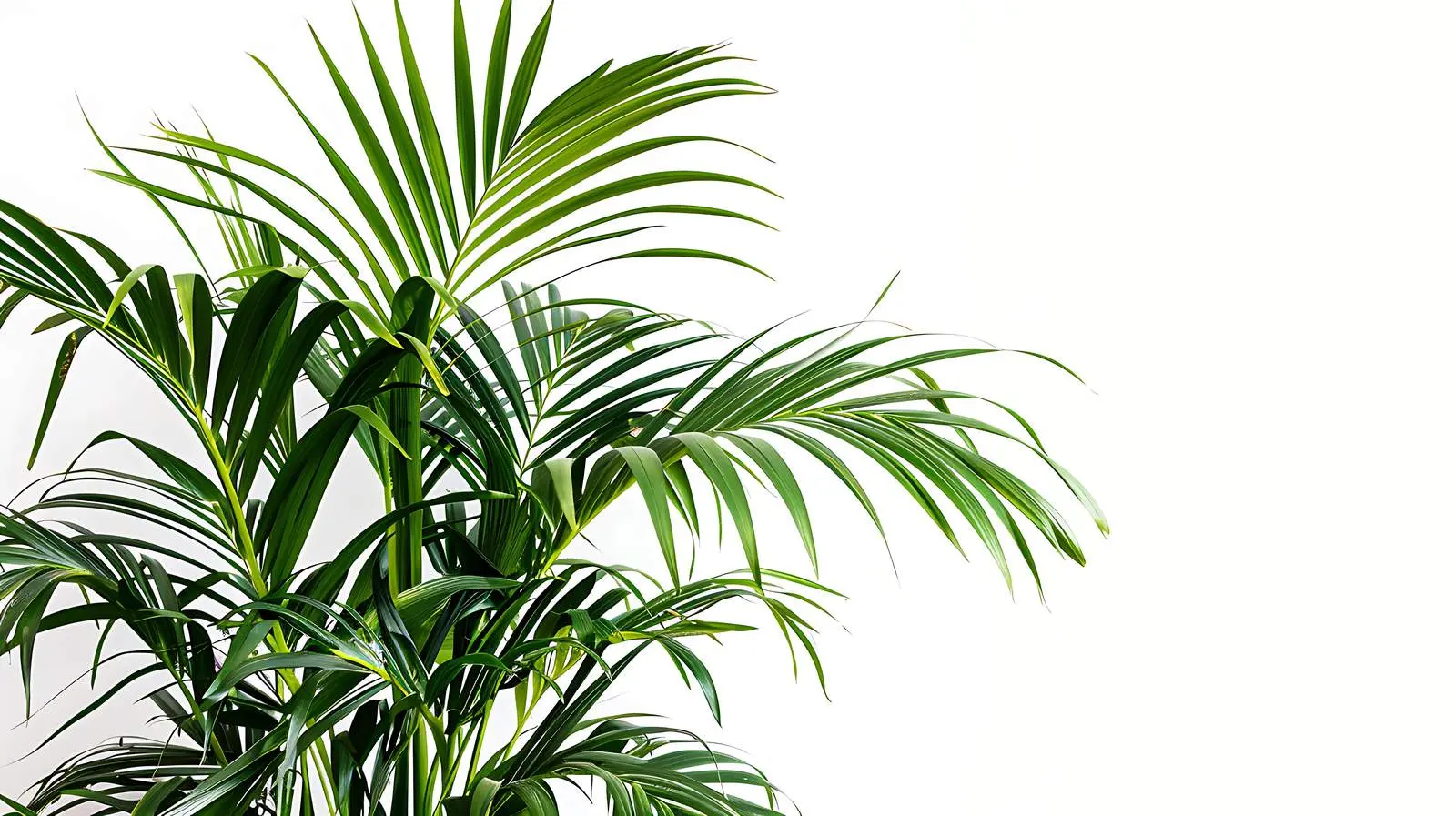 Exotic Tropical Palm Tree on White Background — free download from Dotvec