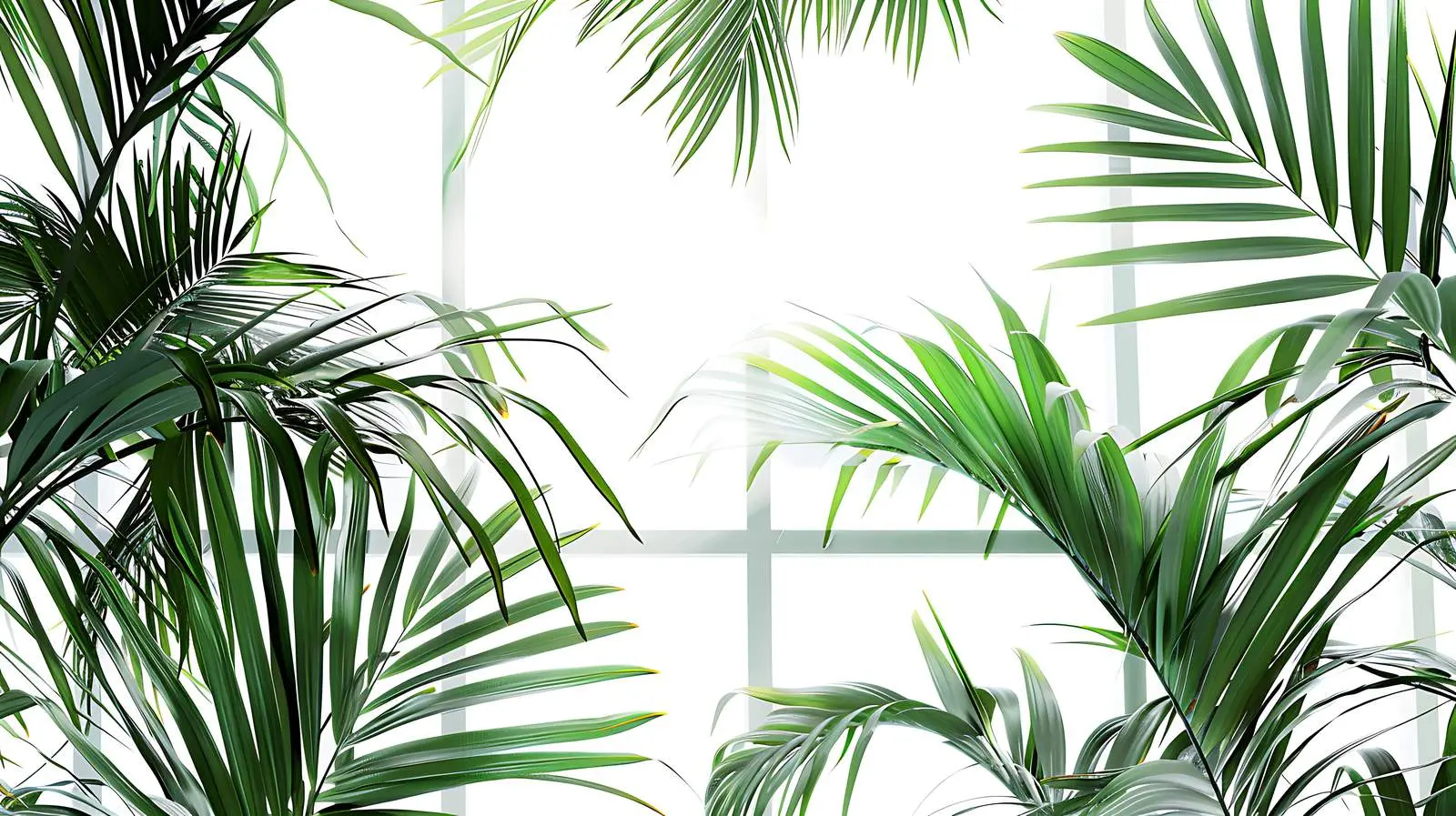 Minimalist Home Interior with Tropical Palm Leaves — free download from Dotvec