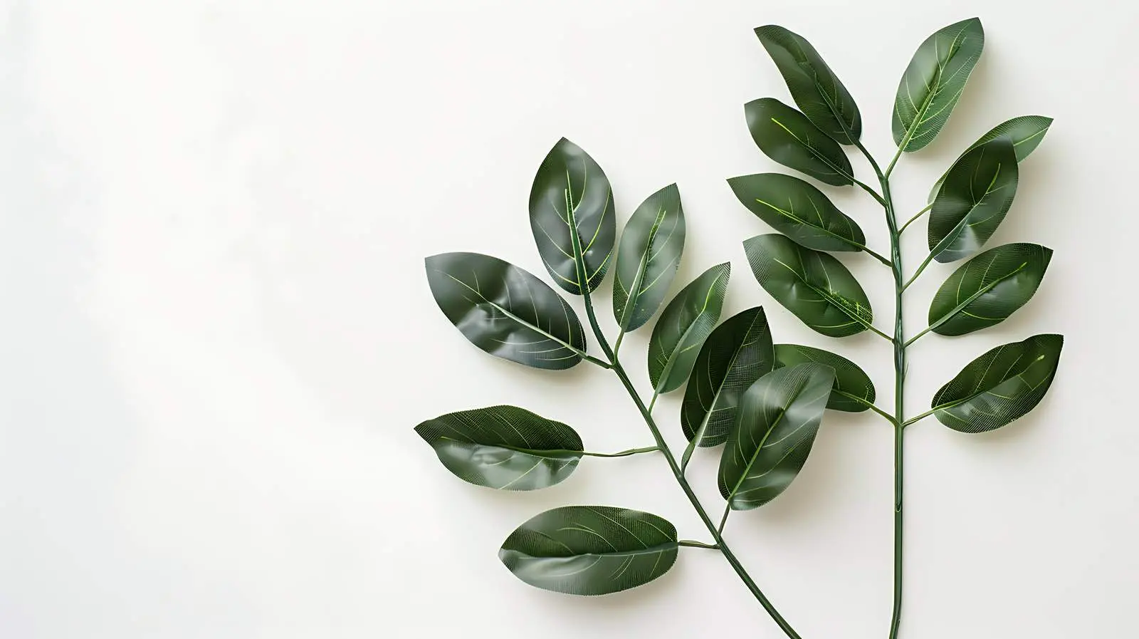 Minimal Tropical Plant Stem with Leaves — free download from Dotvec