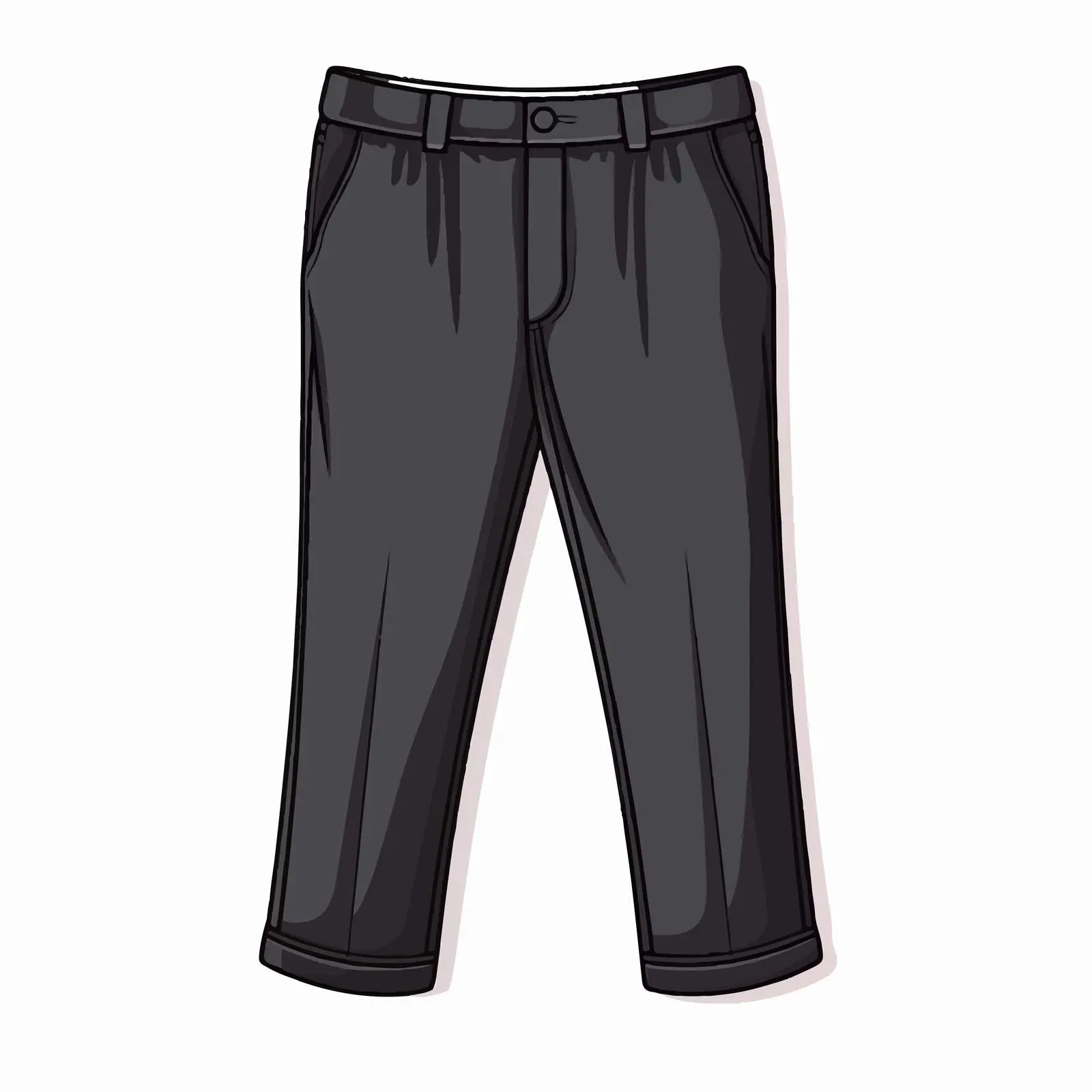 Isolated Vector Illustration of Trousers – free wearable art image from Dotvec