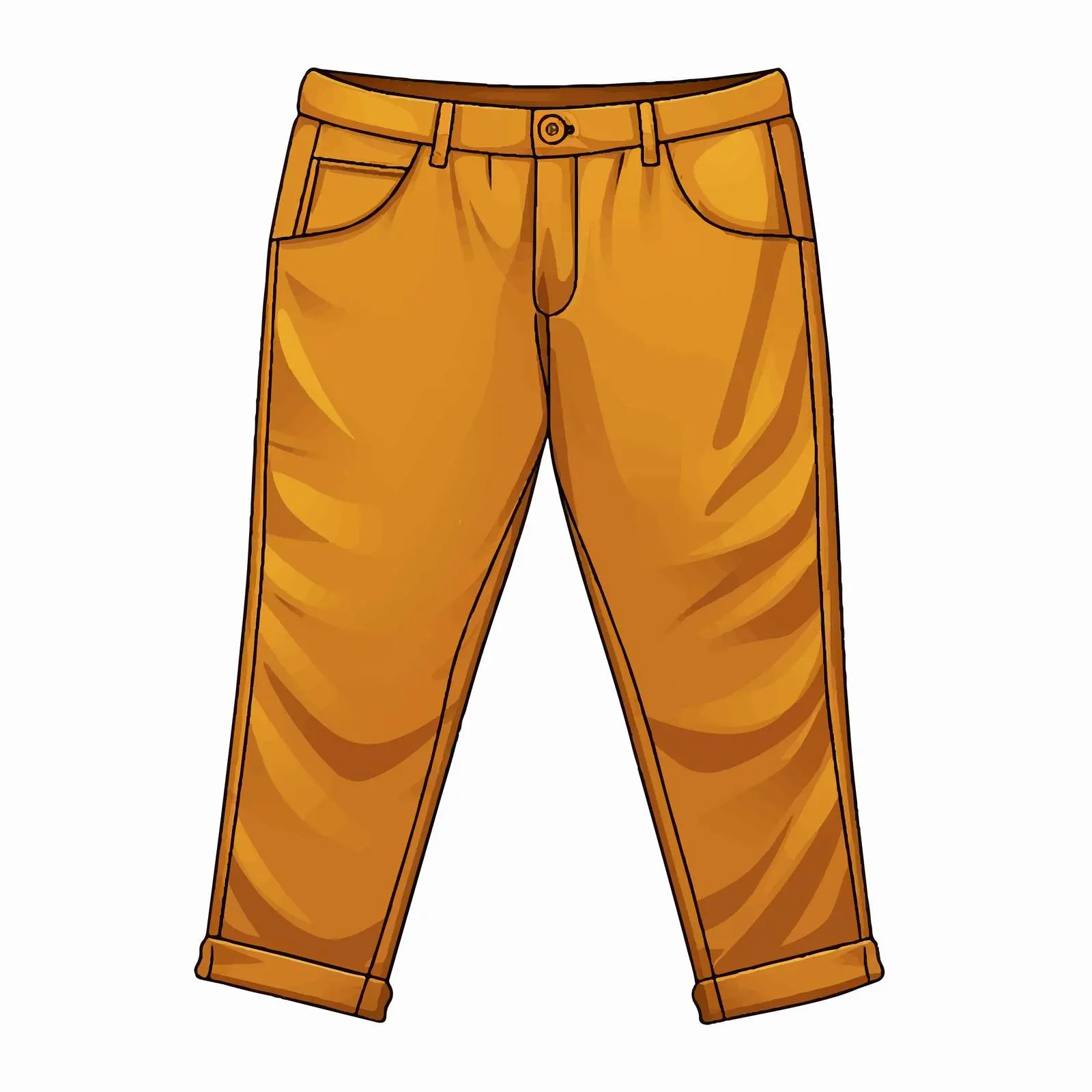 Stylish Trousers Vector Illustration on White Background — free download from Dotvec