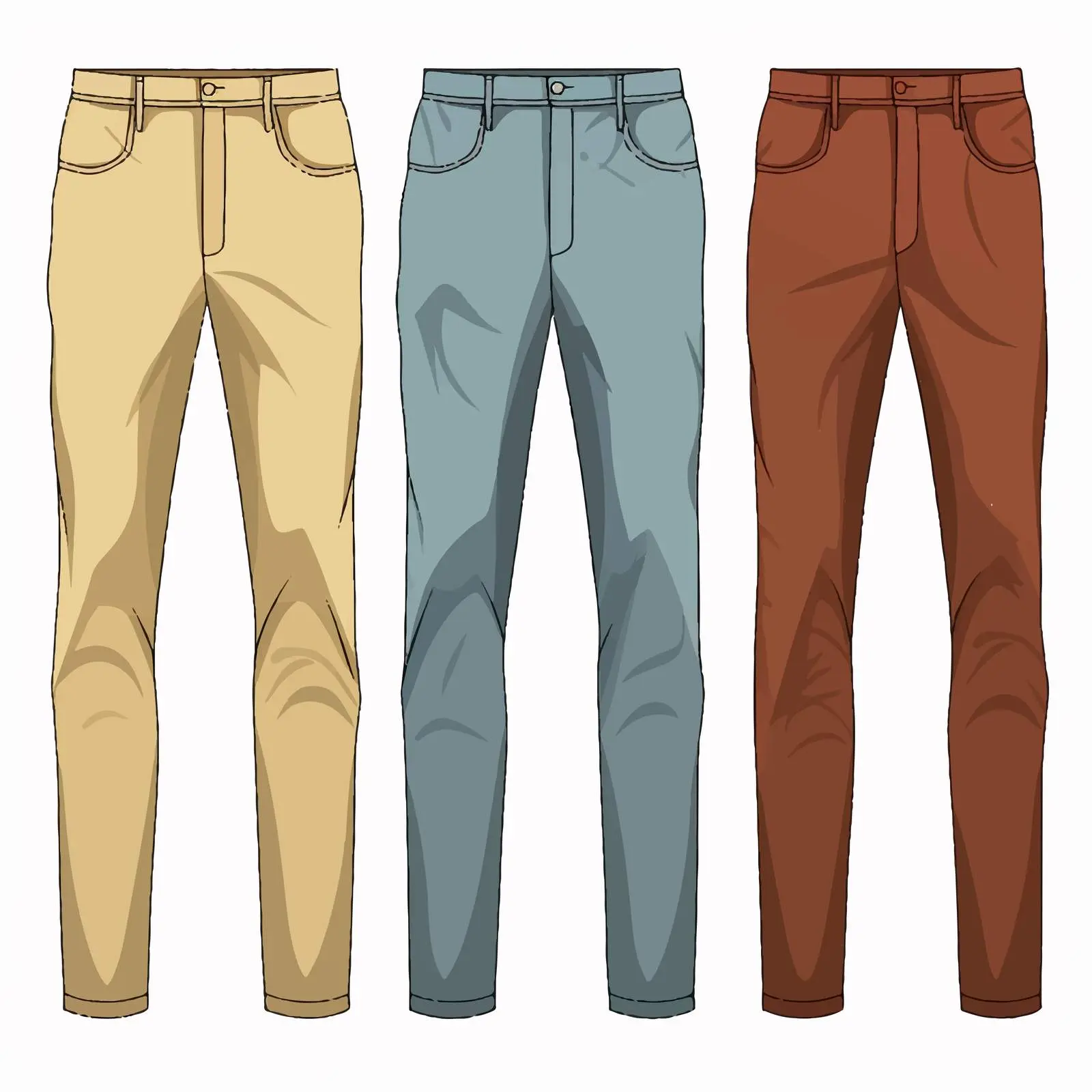 Isolated Vector Illustration of Trousers — free download from Dotvec