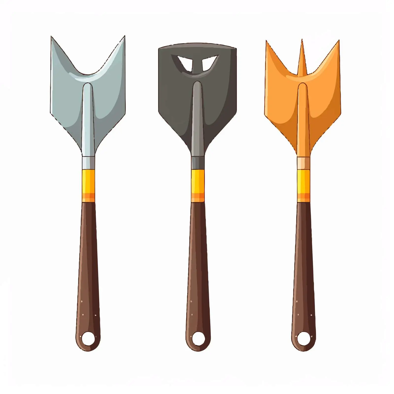 Trowel Line Vector Illustration on White Background — free download from Dotvec