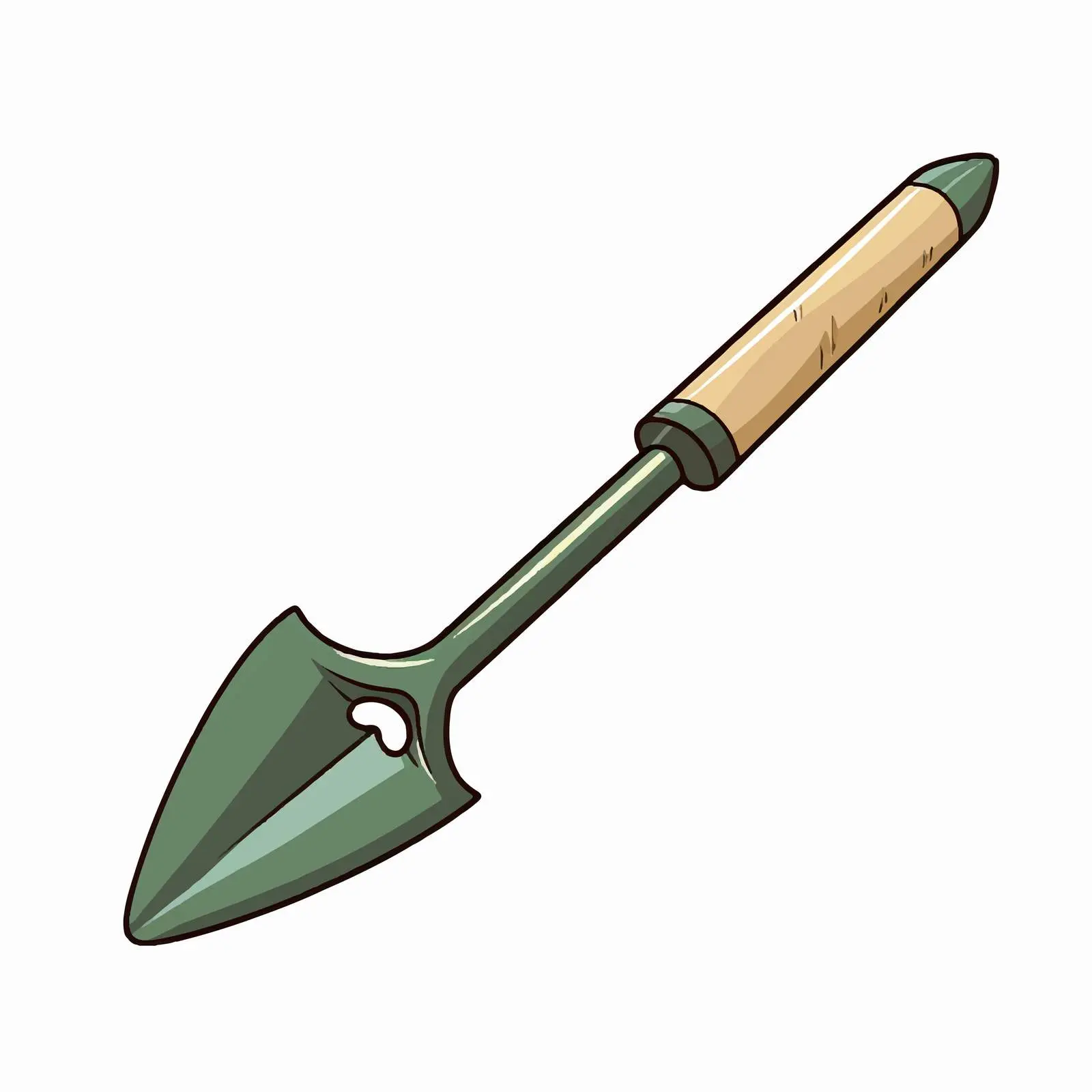 Trowel Vector Illustration on White Background – free diy tools image from Dotvec