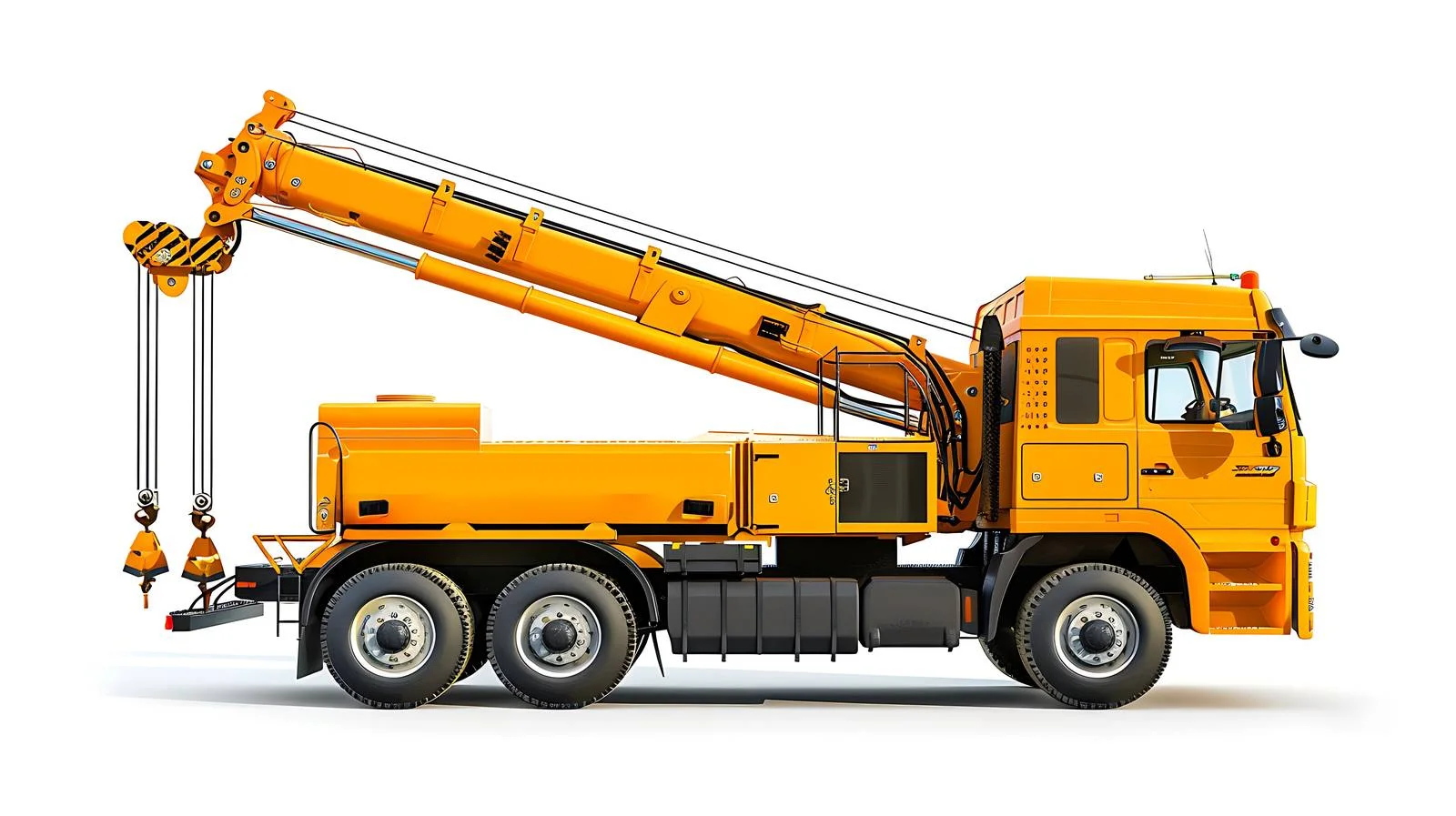 Construction Site Truck Crane — free download from Dotvec