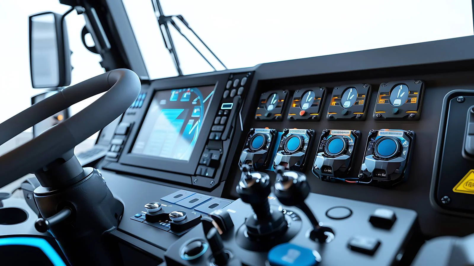 Truck Interface Blue Buttons — free download from Dotvec