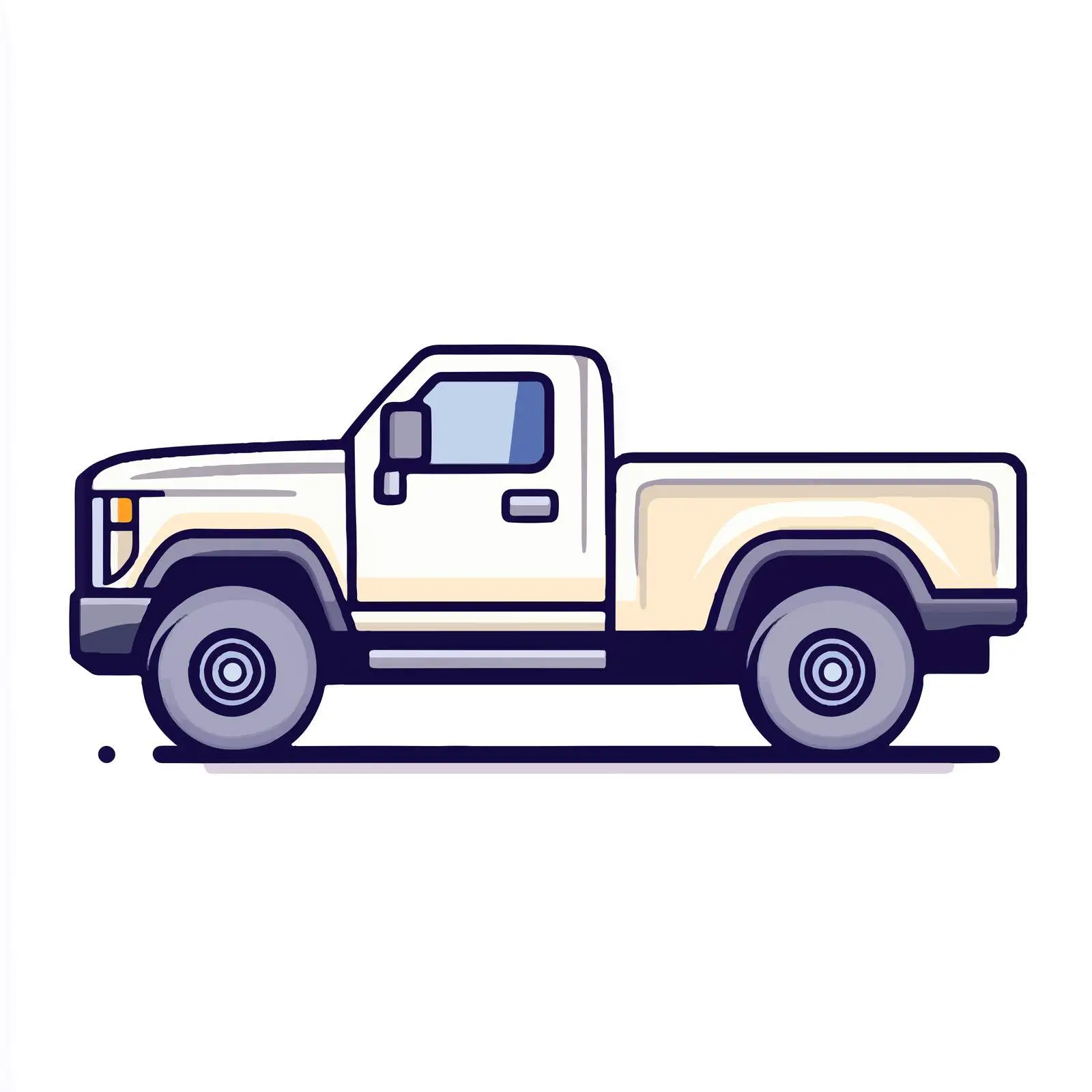 Isolated Vector Icon of Truck Pickup — free download from Dotvec