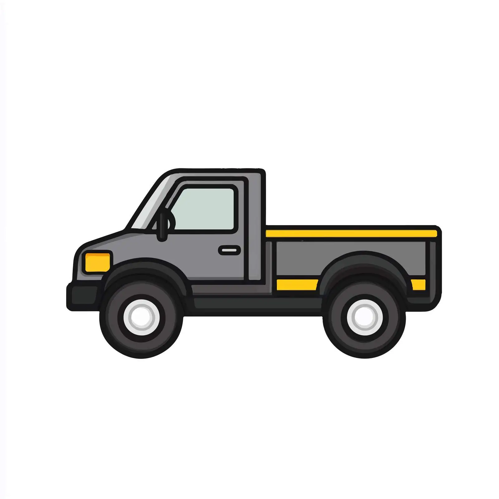 Isolated Truck Pickup Vector Icon Illustration — free download from Dotvec