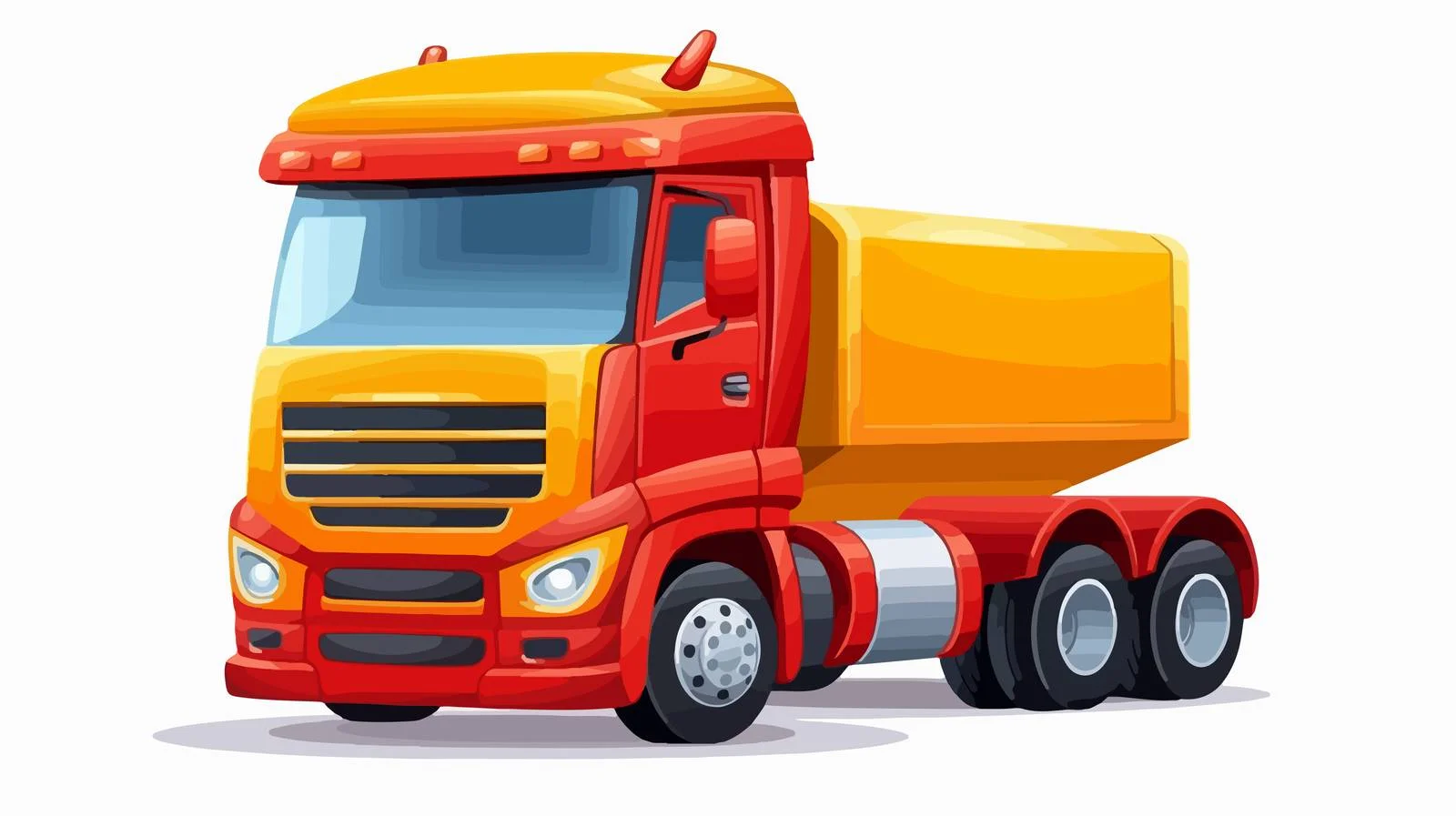 High-Quality Plastic Truck Toy — free download from Dotvec