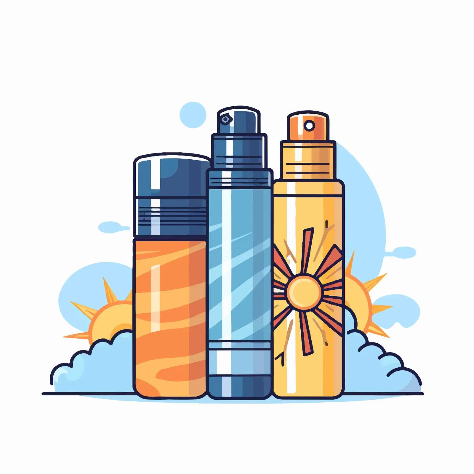 Variety of Sunscreen Products with Different SPF – free spectrum image from Dotvec