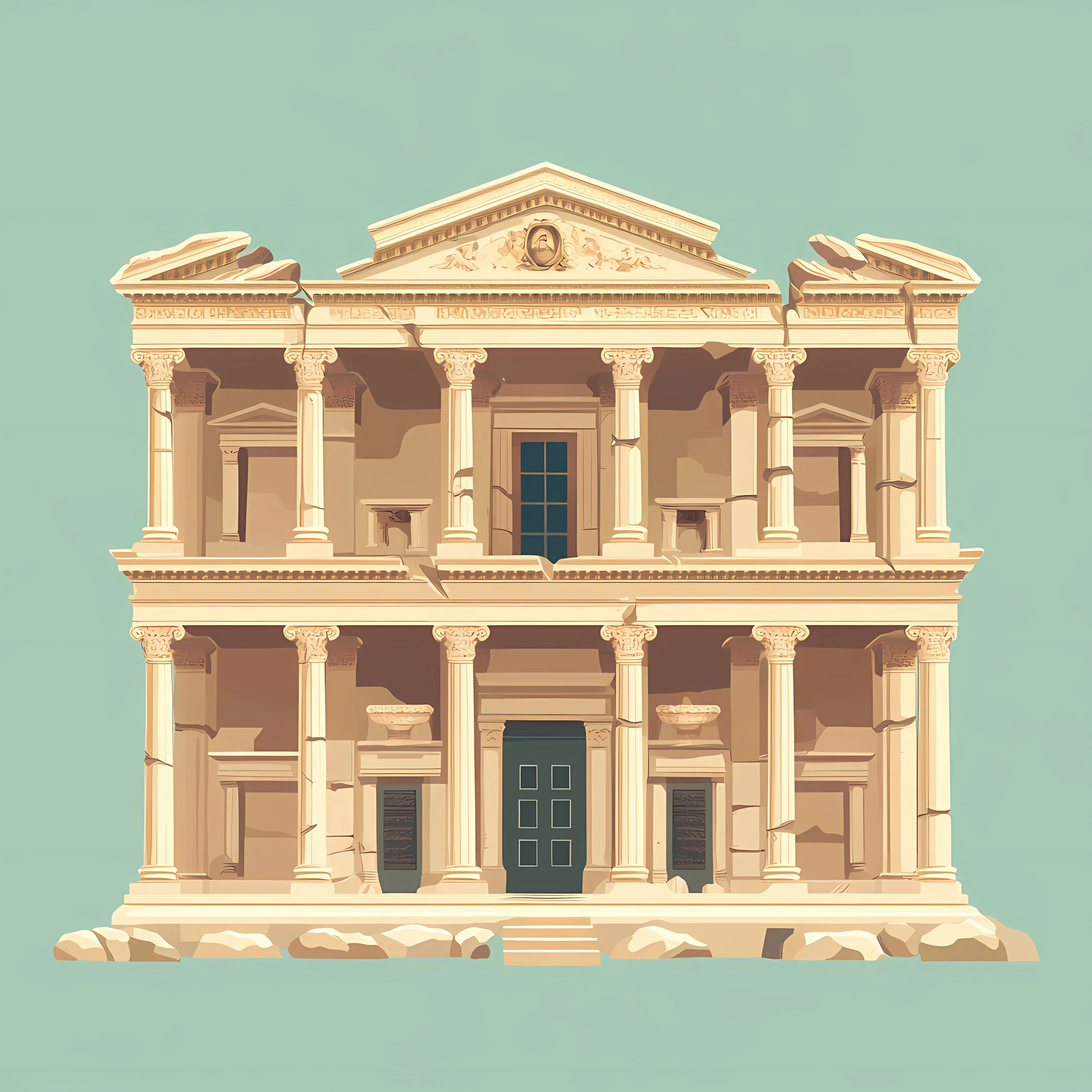 Ephesus Building Icon Vector Design – free ephesus image from Dotvec