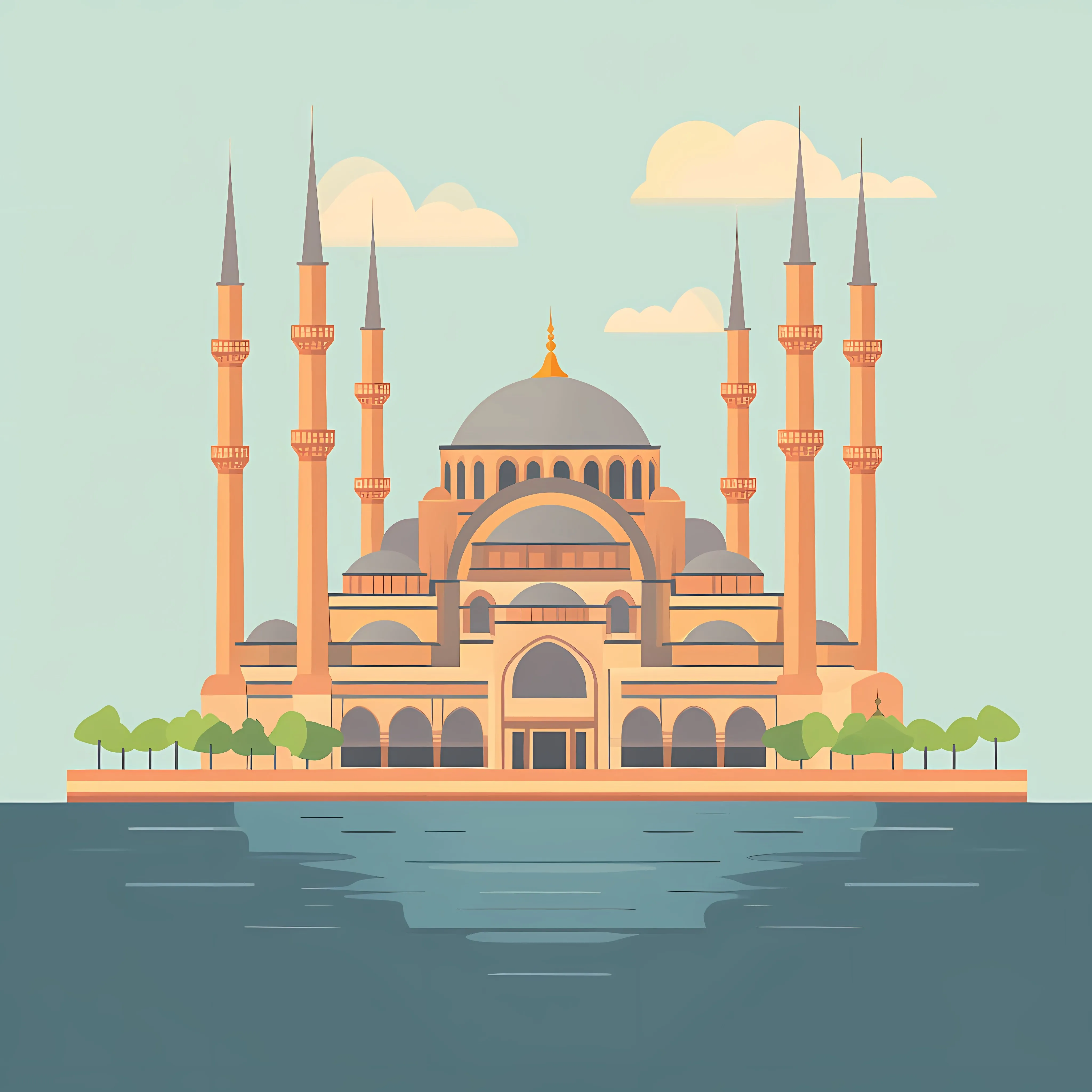 Unique Turkish Landmark Icon Vector Design — free download from Dotvec
