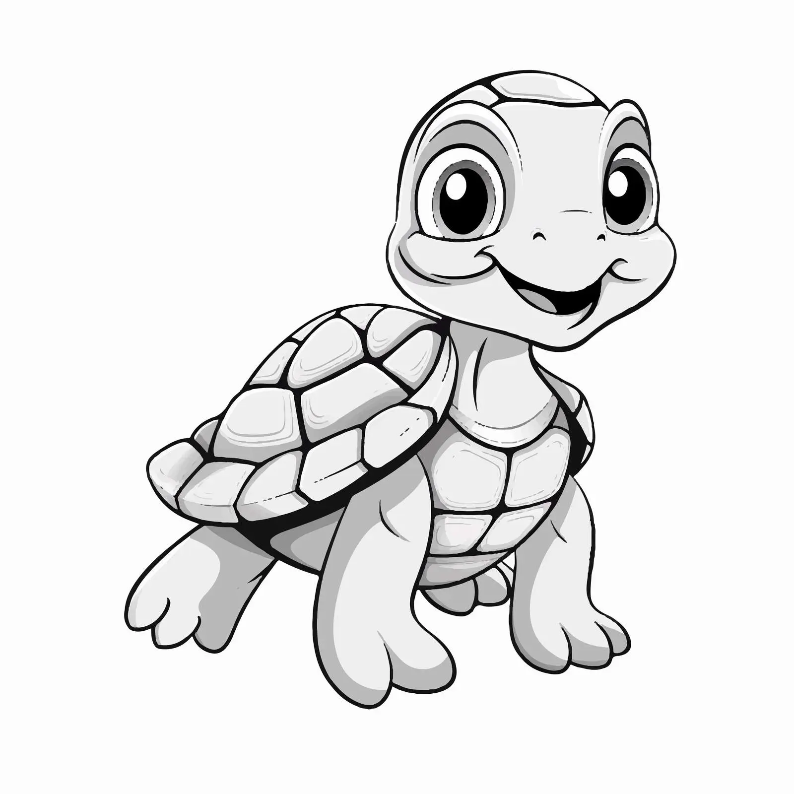 Turtle Cartoon Vector Sketch Illustration — free download from Dotvec