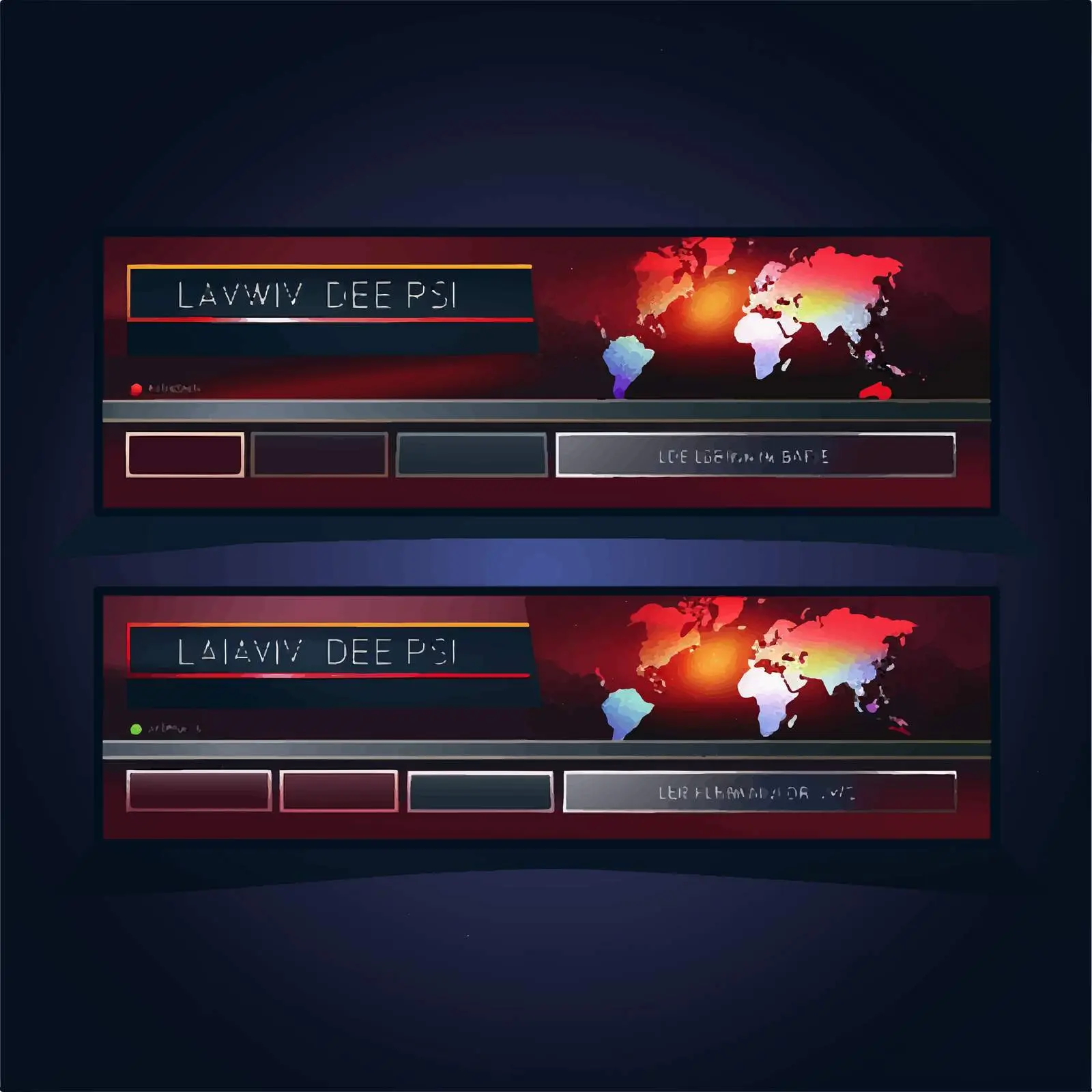 Live News Bars Vector Illustrations Set – free bars image from Dotvec