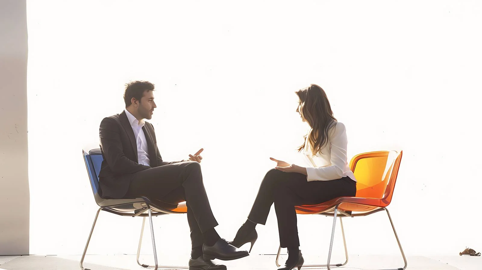 Professional Business Discussion Outdoors — free download from Dotvec