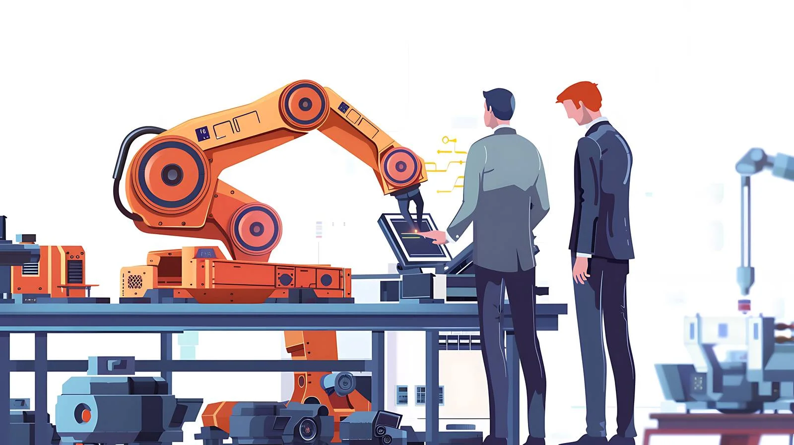 Observing Industrial Robots in Factory — free download from Dotvec