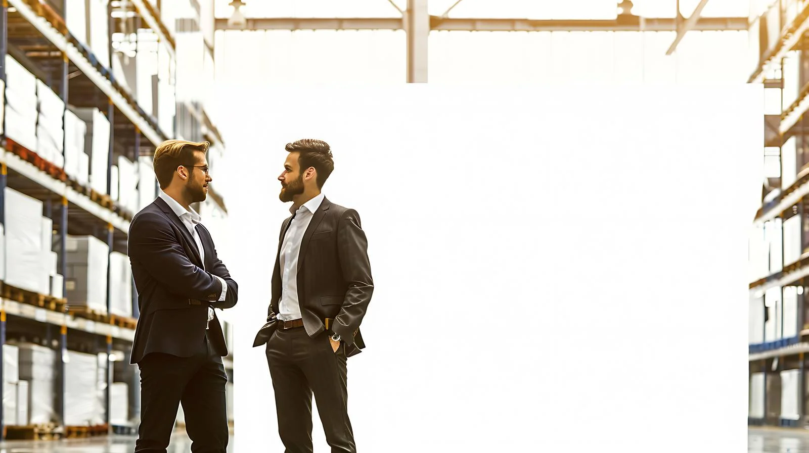 Business Discussion in Isolated Factory Setting — free download from Dotvec