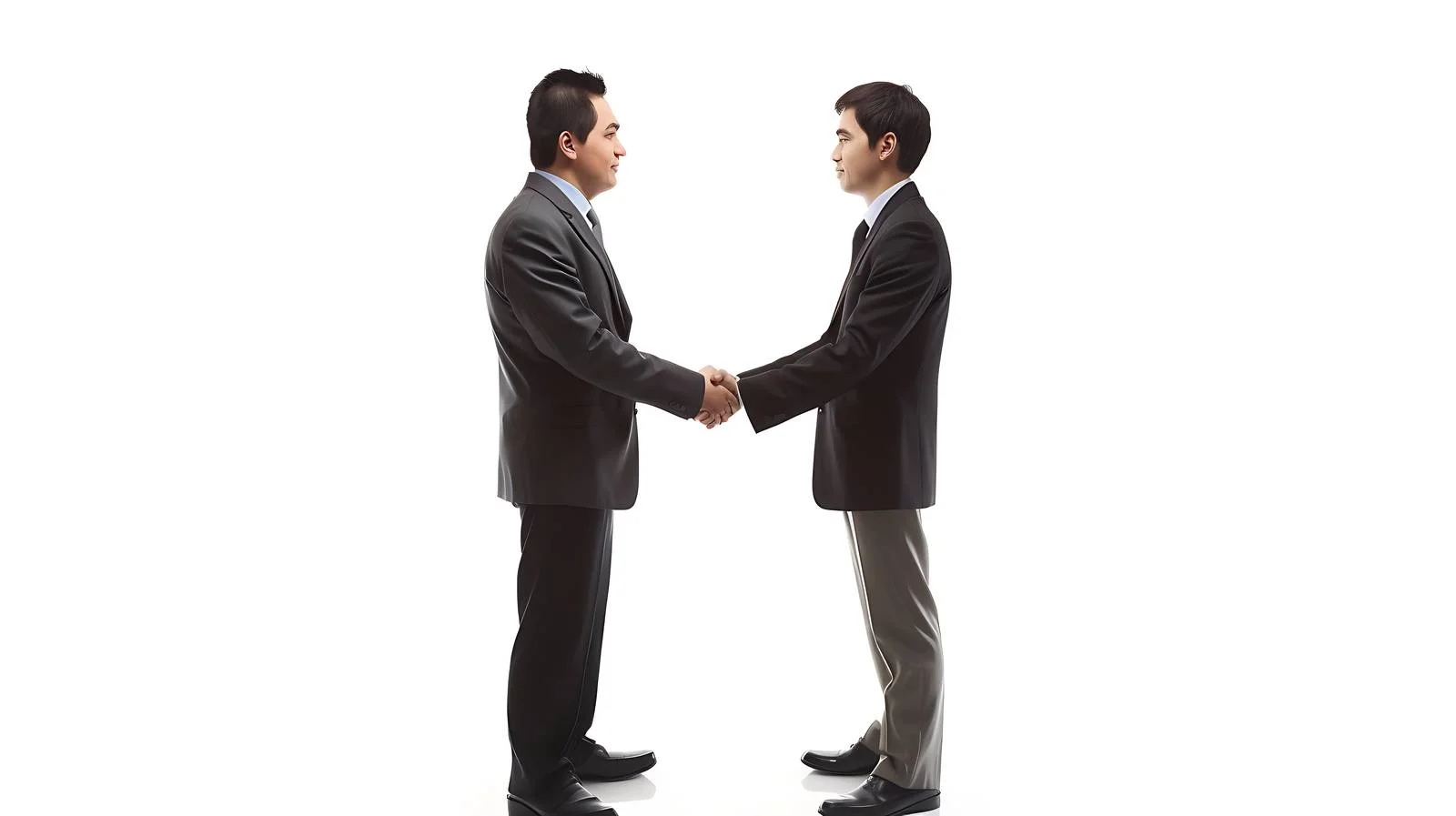 Professional Business Handshake in Isolated Passageway — free download from Dotvec