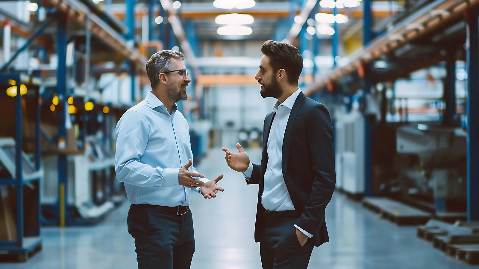 Professional Conversation in Isolated Factory — free download from Dotvec