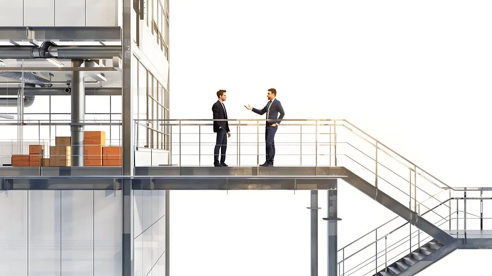 Professional Discussion on Factory Upper Floor — free download from Dotvec